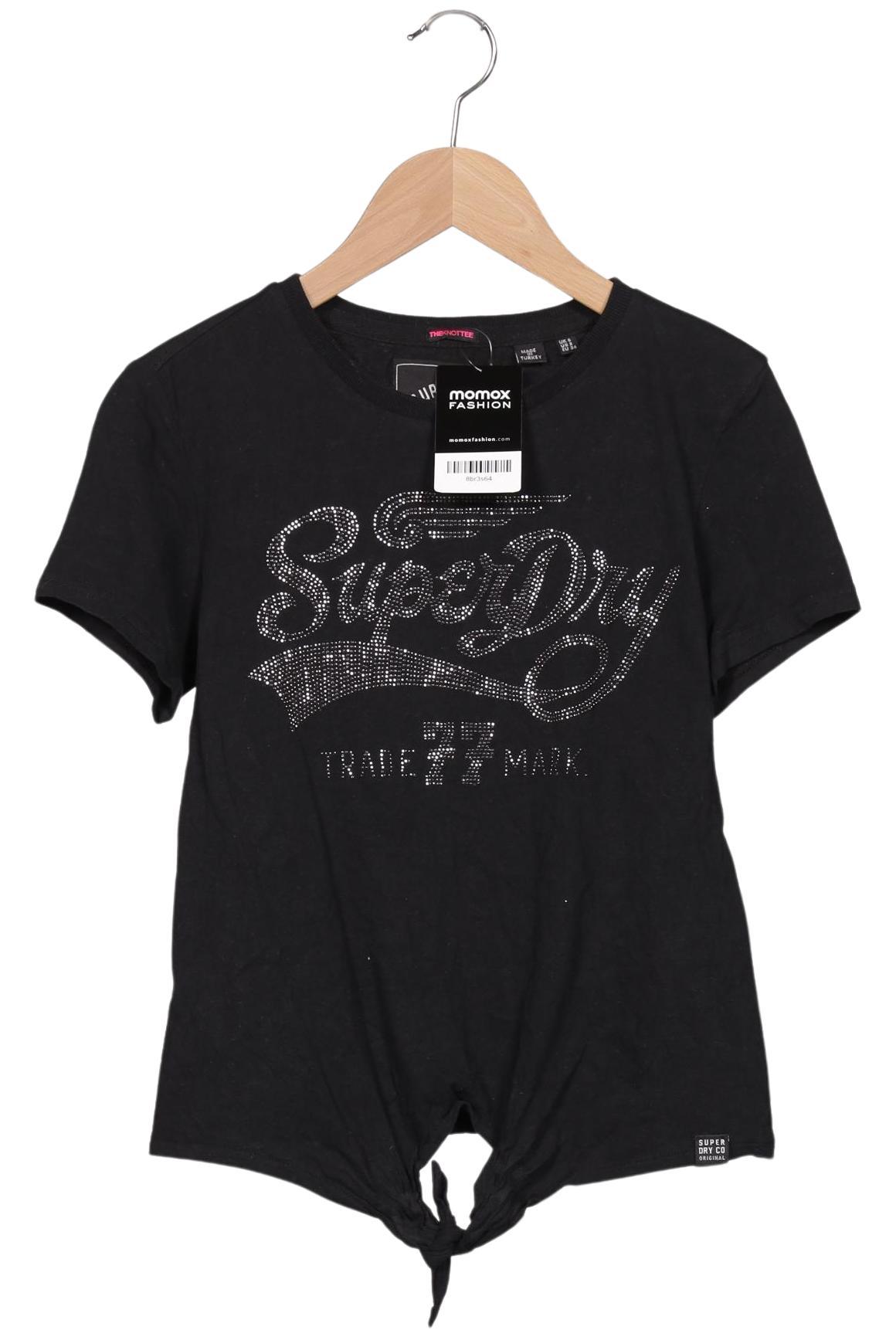 

Superdry Damen T-Shirt, schwarz, Gr. 34