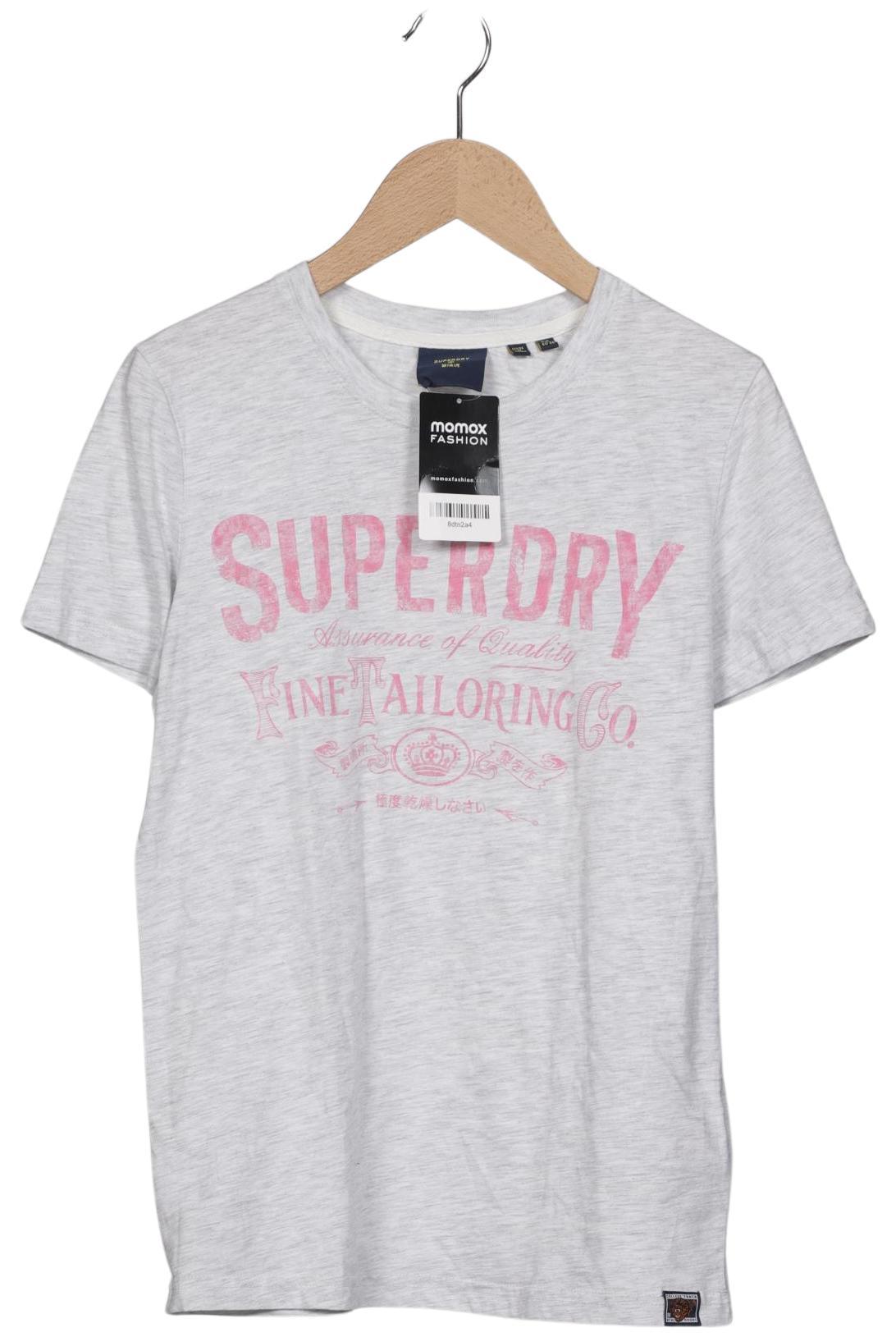 

Superdry Damen T-Shirt, grau, Gr. 36