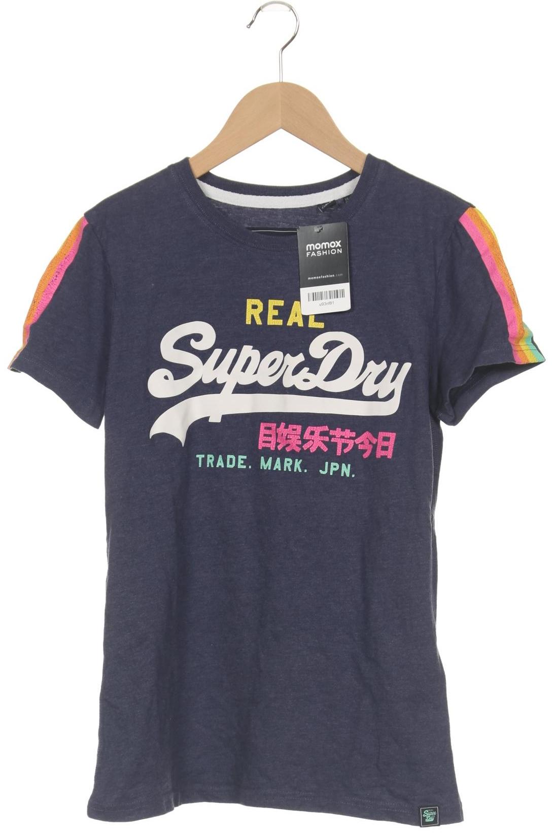 

Superdry Damen T-Shirt, marineblau, Gr. 36