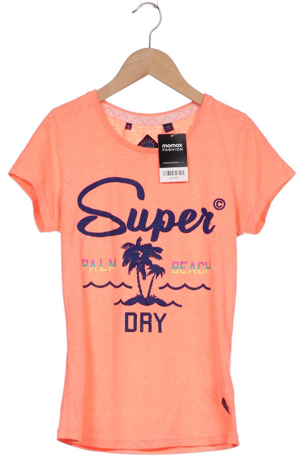 

Superdry Damen T-Shirt, orange, Gr. 38