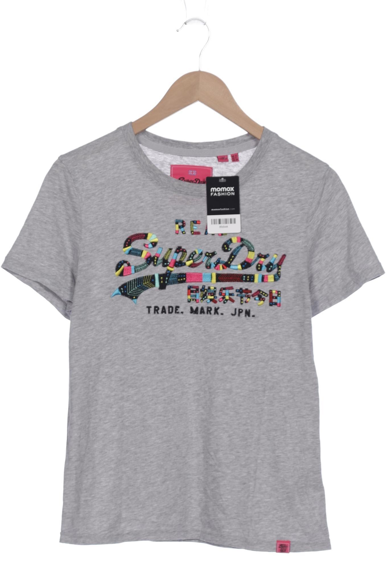 

Superdry Damen T-Shirt, grau, Gr. 40