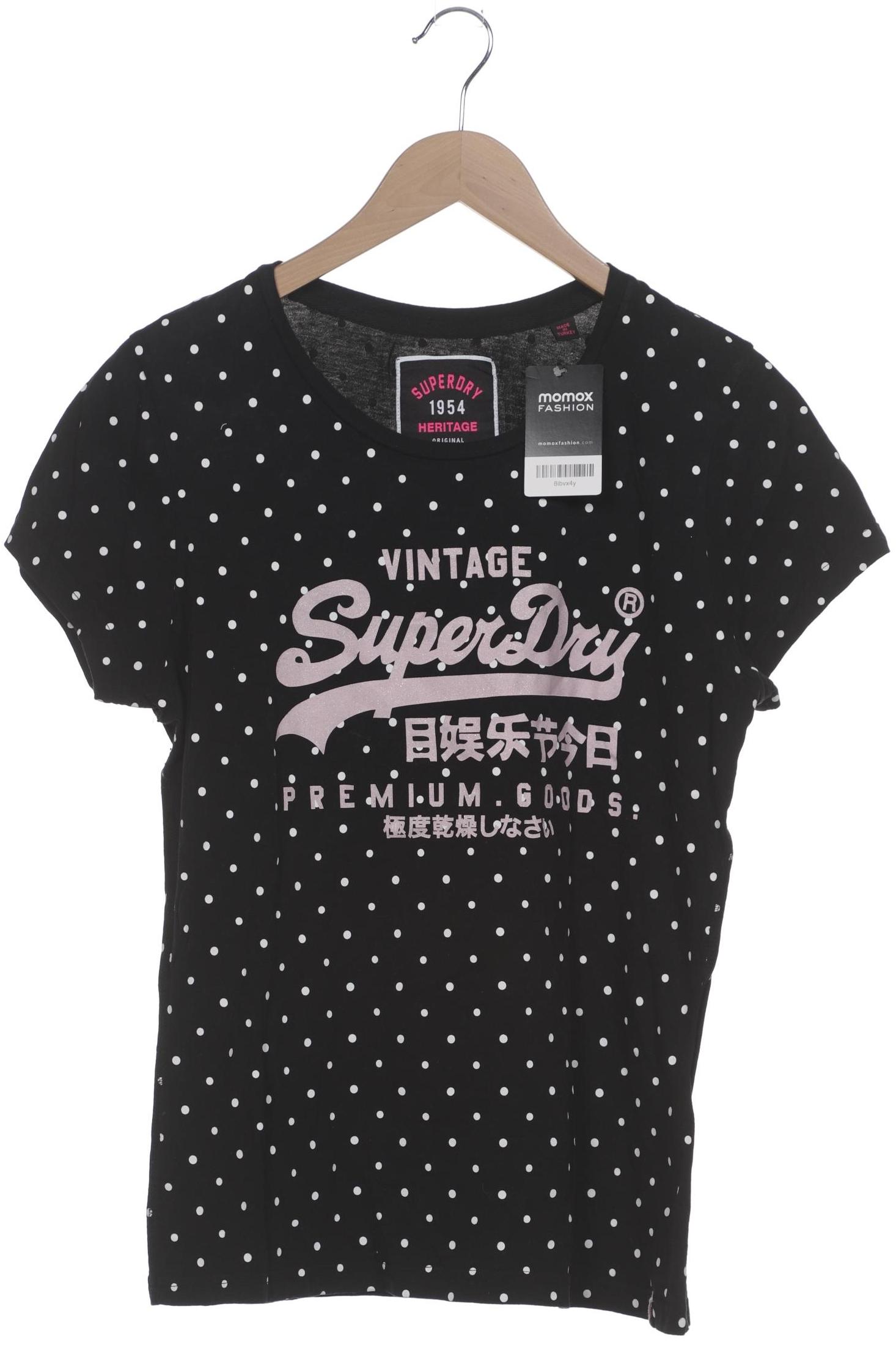 

Superdry Damen T-Shirt, schwarz, Gr. 42