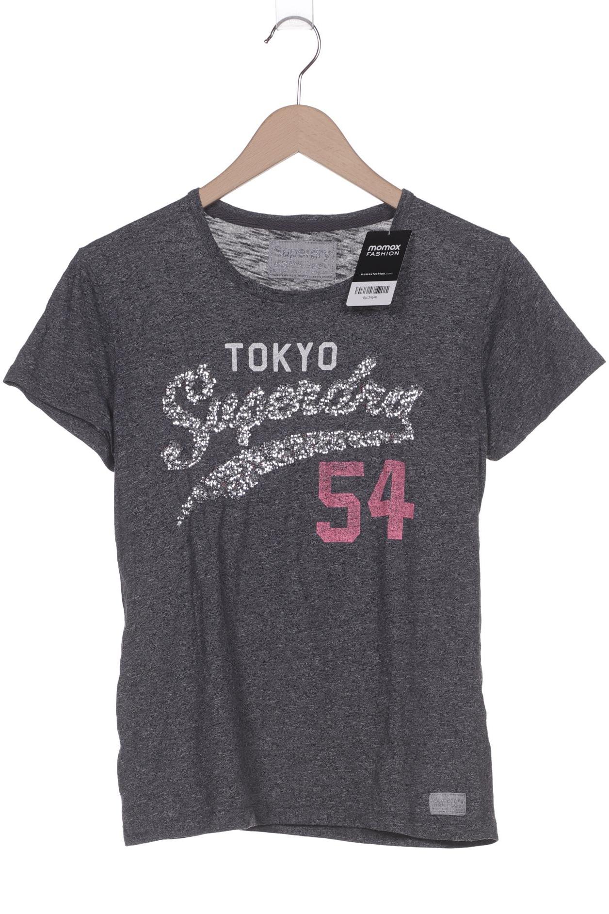 

Superdry Damen T-Shirt, grau, Gr. 34