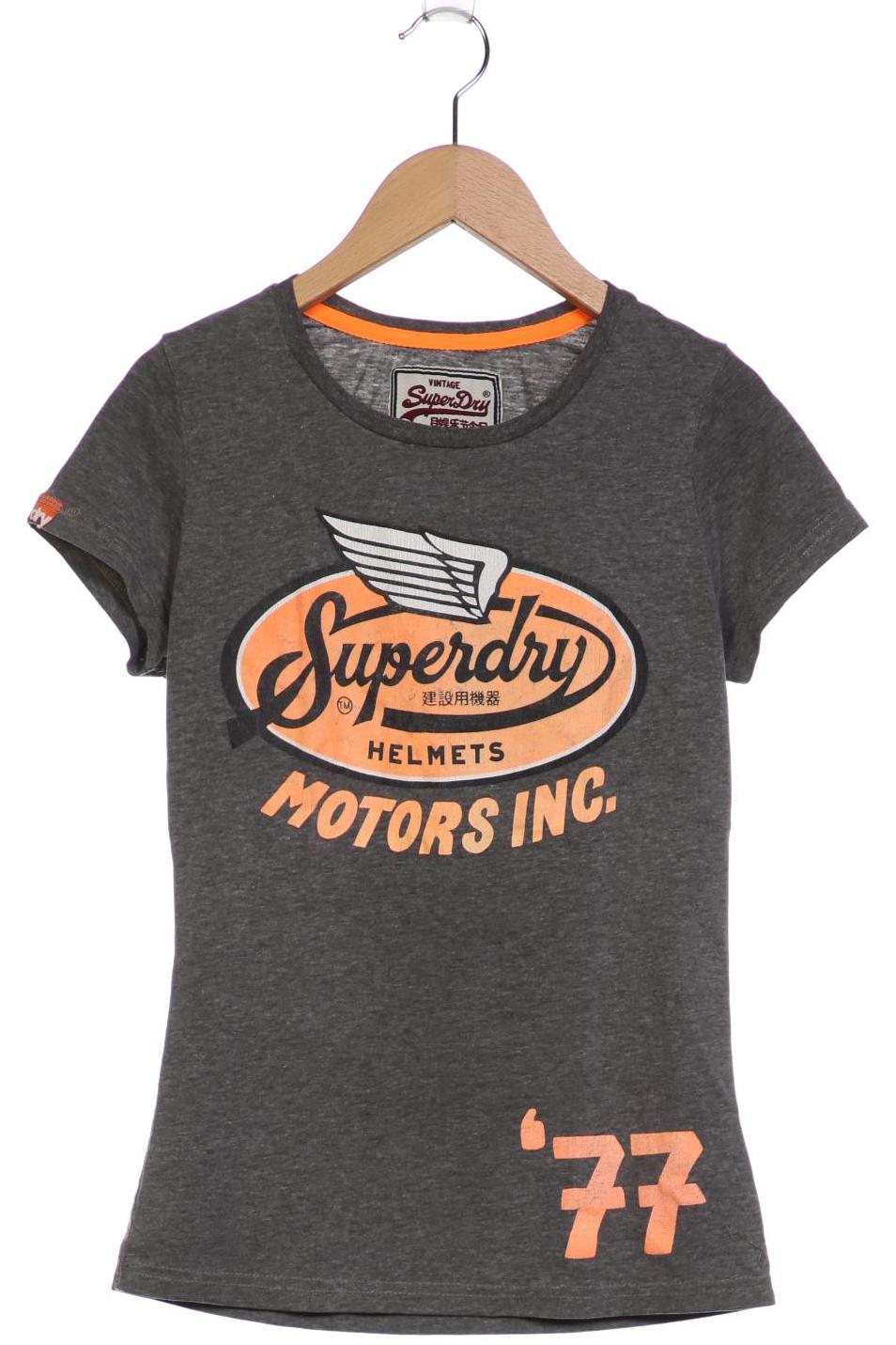 

Superdry Damen T-Shirt, grau, Gr. 34