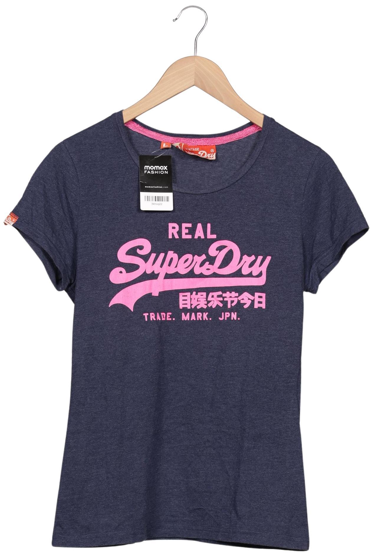 

Superdry Damen T-Shirt, marineblau, Gr. 42