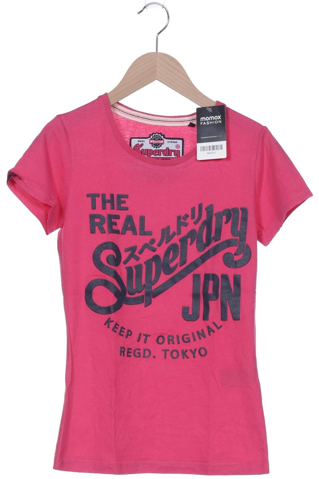 

Superdry Damen T-Shirt, pink, Gr. 34