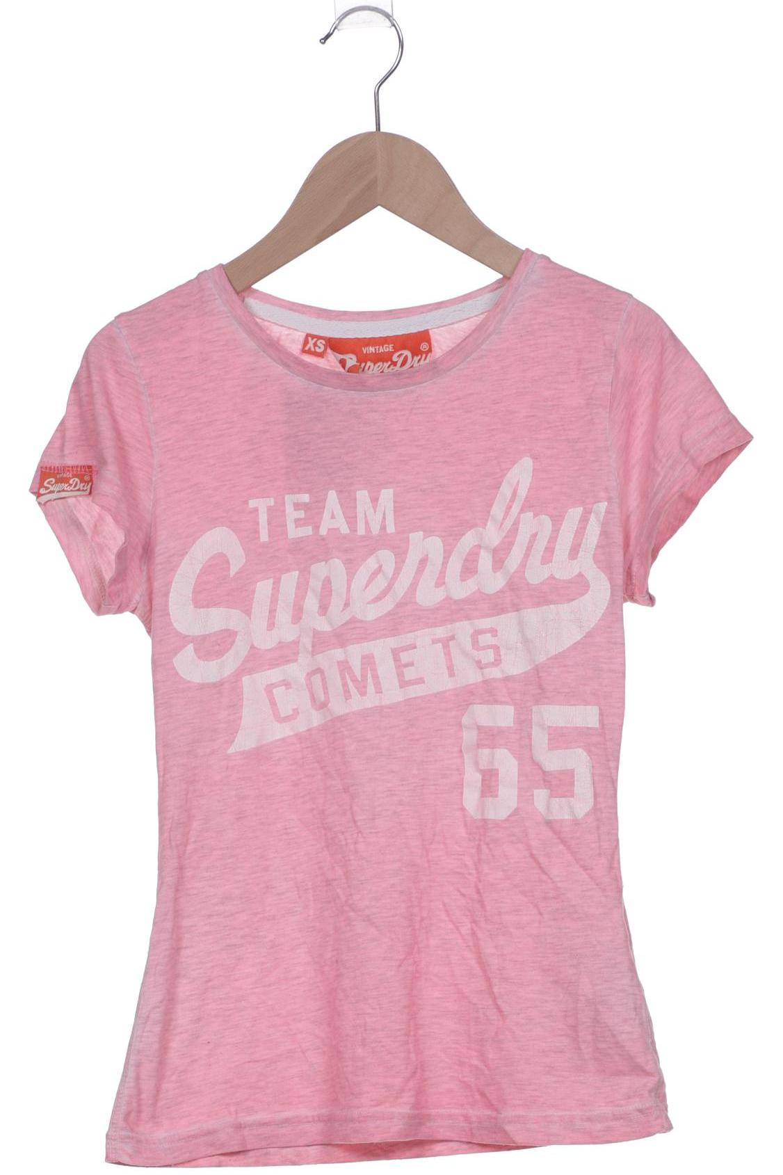 

Superdry Damen T-Shirt, pink, Gr. 34