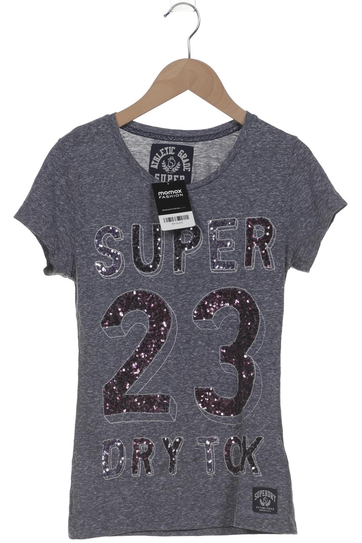 

Superdry Damen T-Shirt, grau, Gr. 36