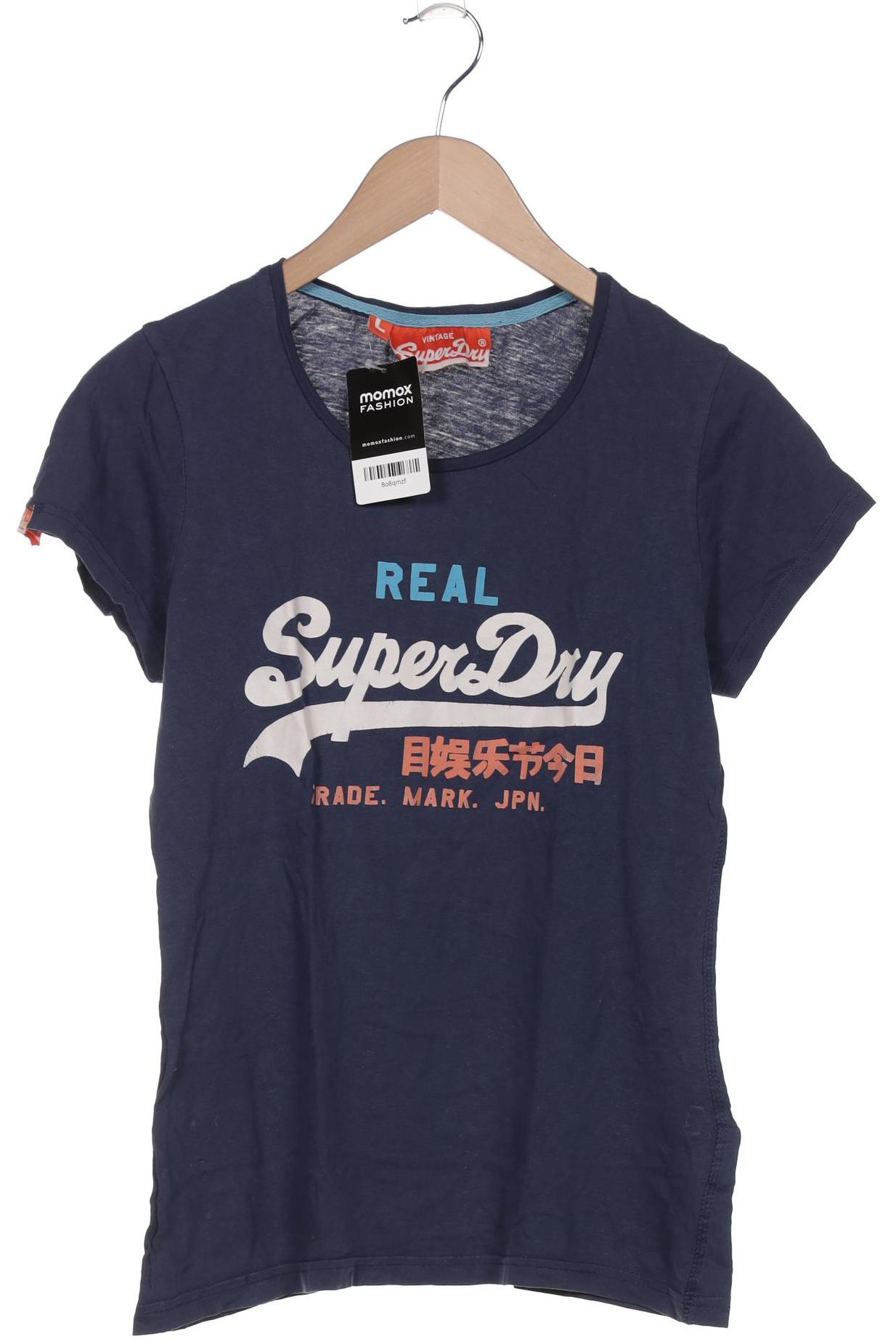 

Superdry Damen T-Shirt, blau, Gr. 42