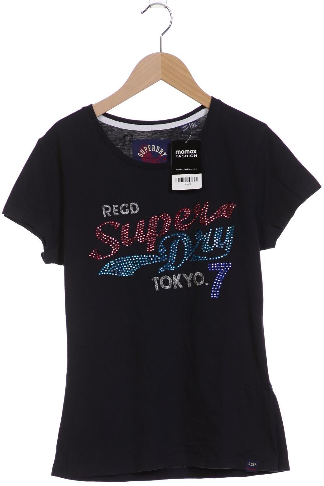 

Superdry Damen T-Shirt, marineblau, Gr. 40