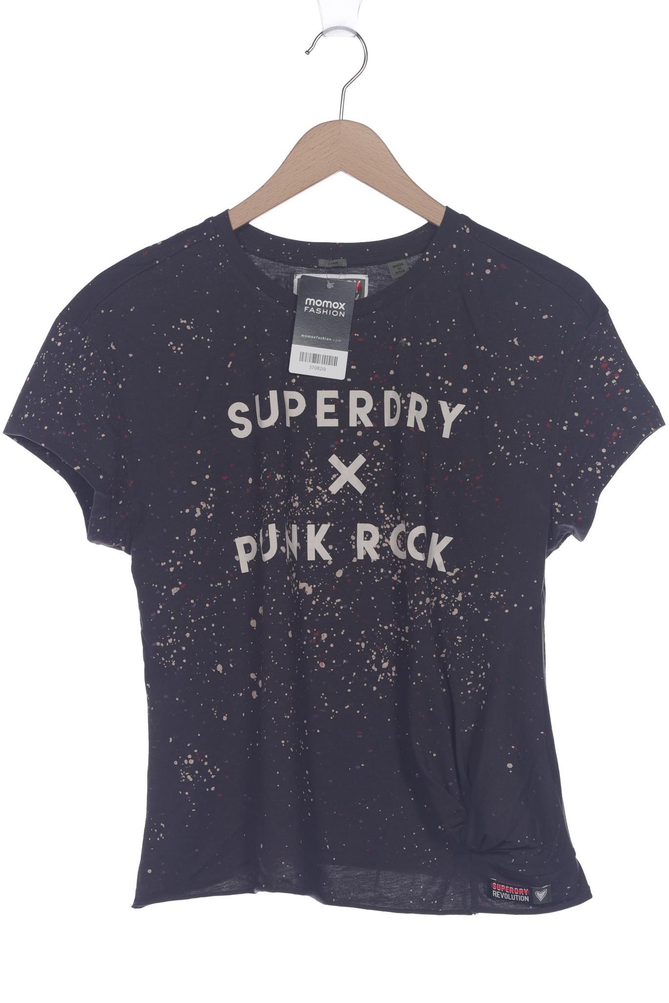 

Superdry Damen T-Shirt, schwarz, Gr. 42