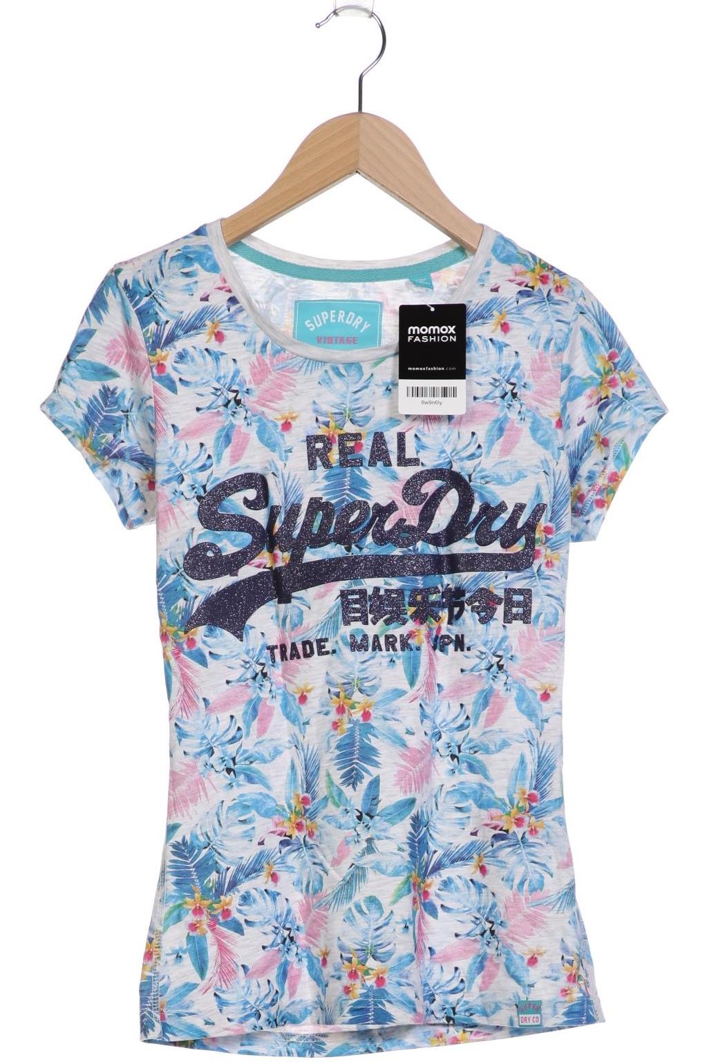 

Superdry Damen T-Shirt, blau, Gr. 36