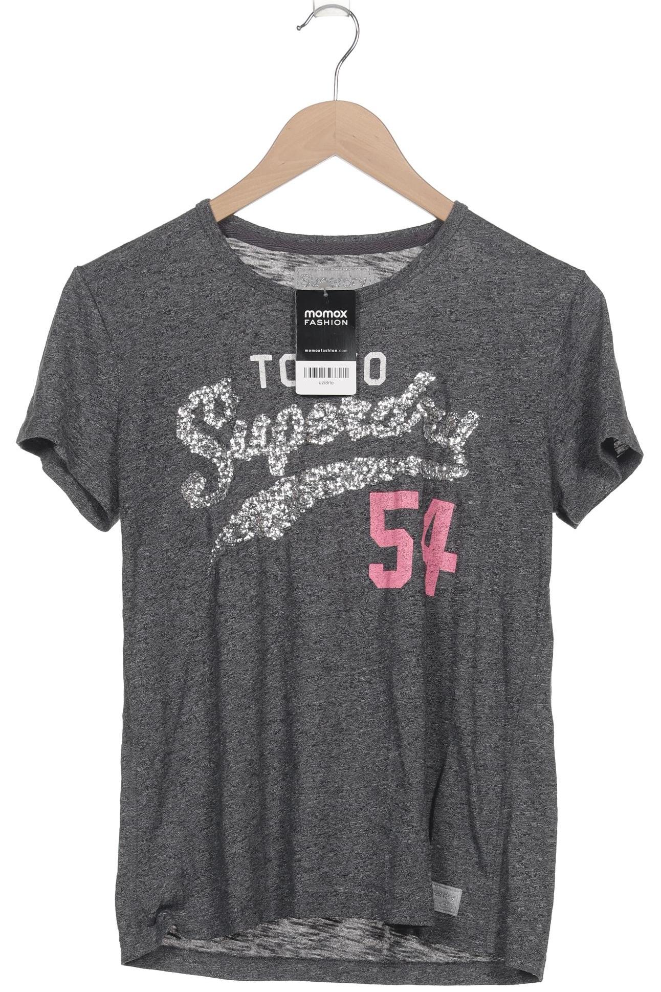 

Superdry Damen T-Shirt, grau, Gr. 34