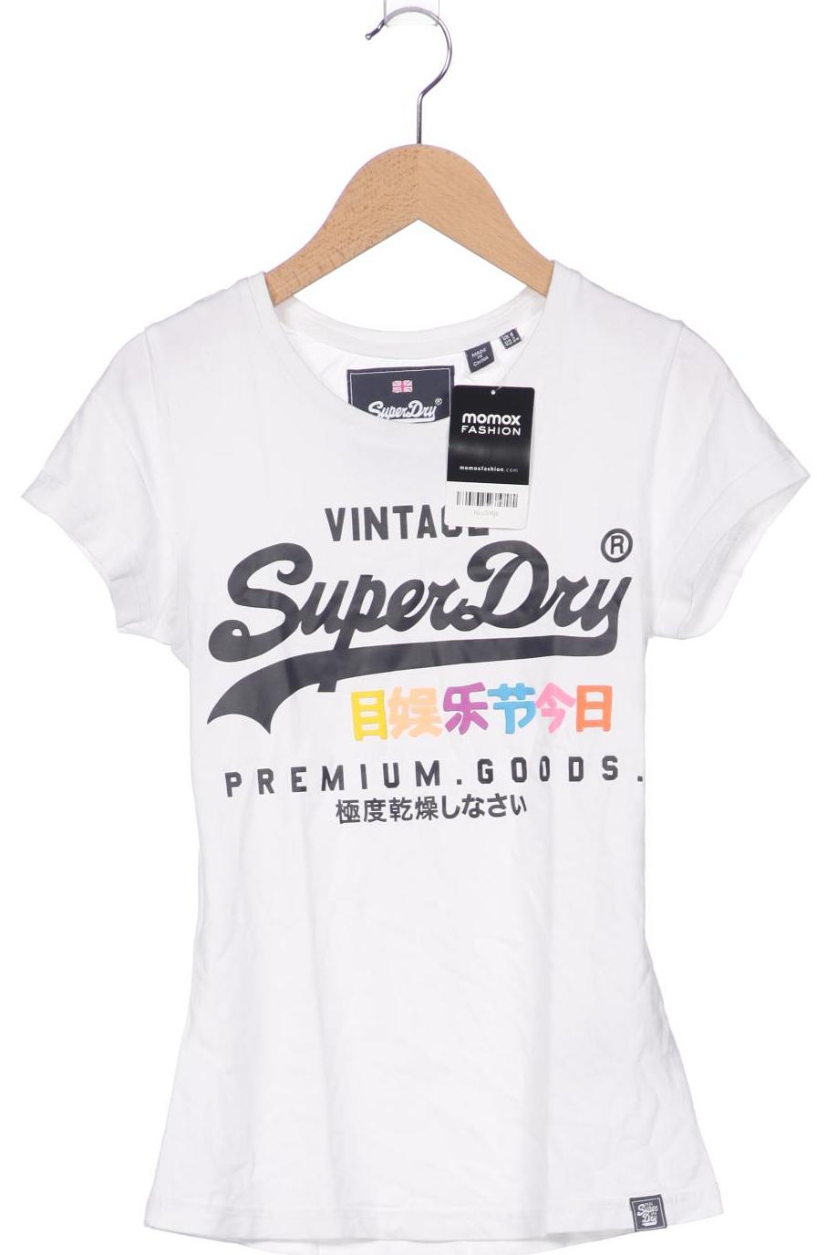 

Superdry Damen T-Shirt, weiß, Gr. 34