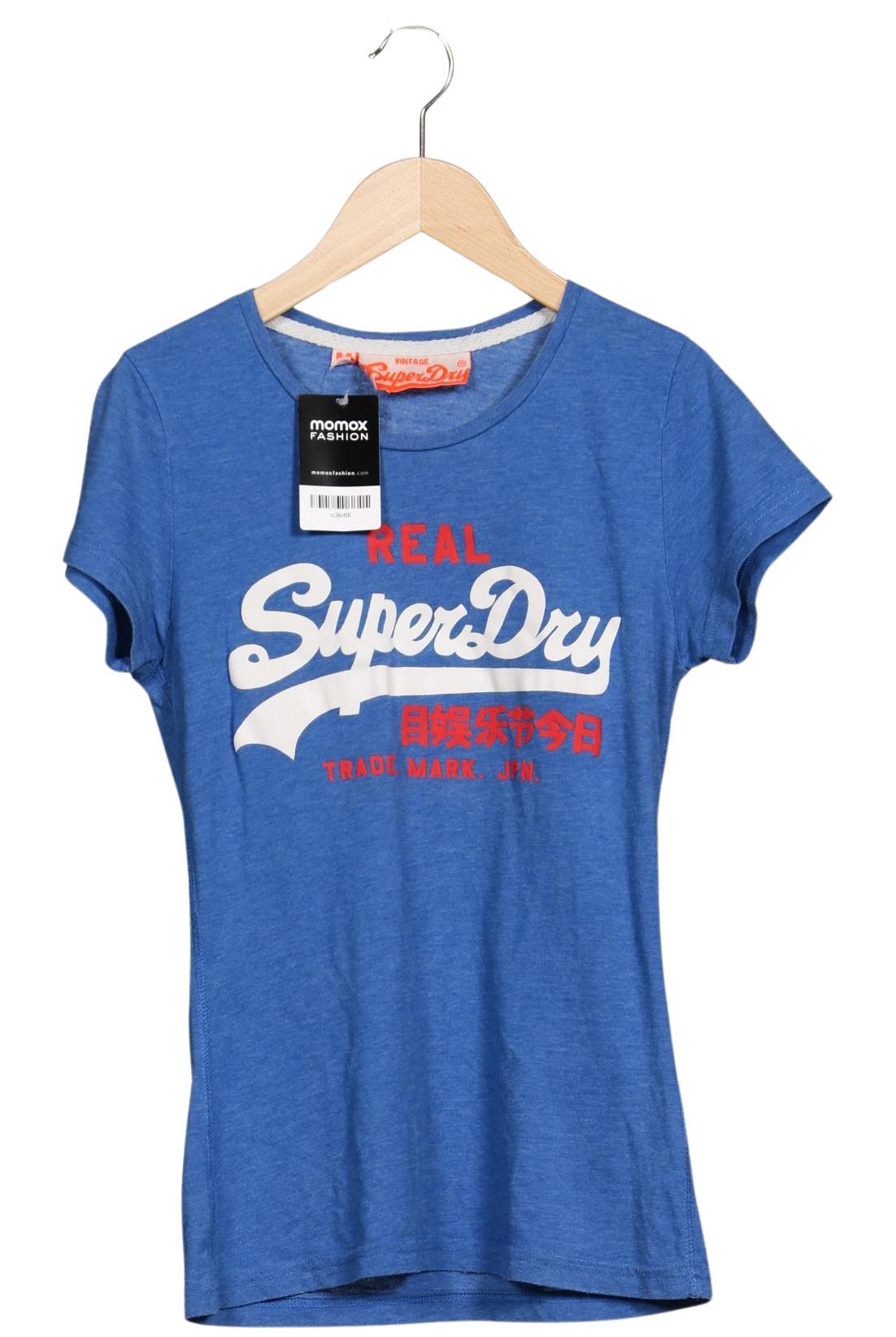 

Superdry Damen T-Shirt, blau, Gr. 38