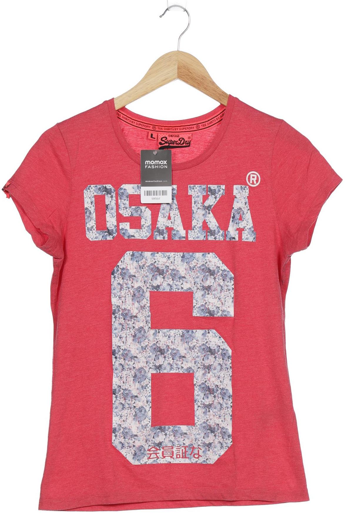

Superdry Damen T-Shirt, rot, Gr. 42