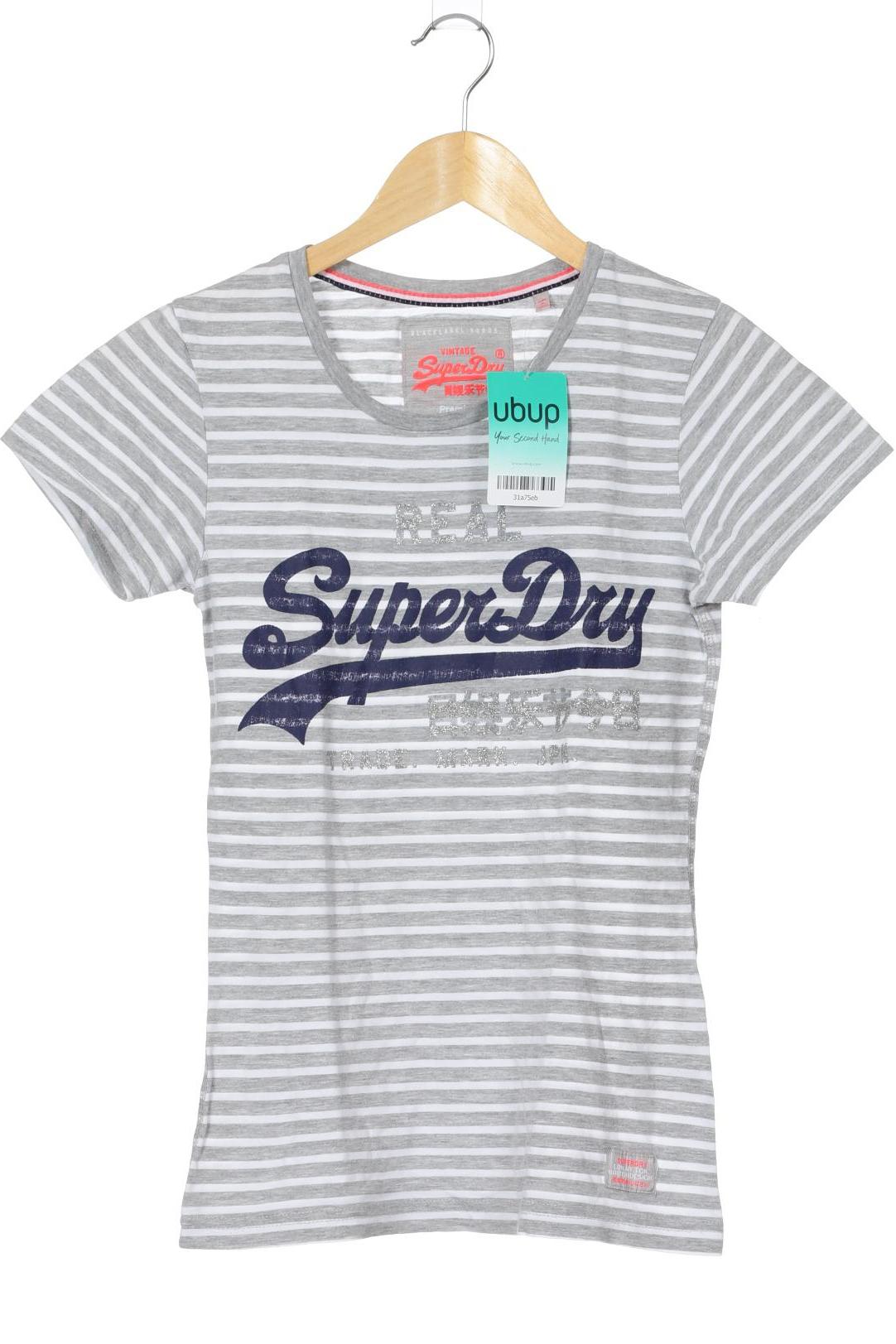 

Superdry Damen T-Shirt, grau, Gr. 34