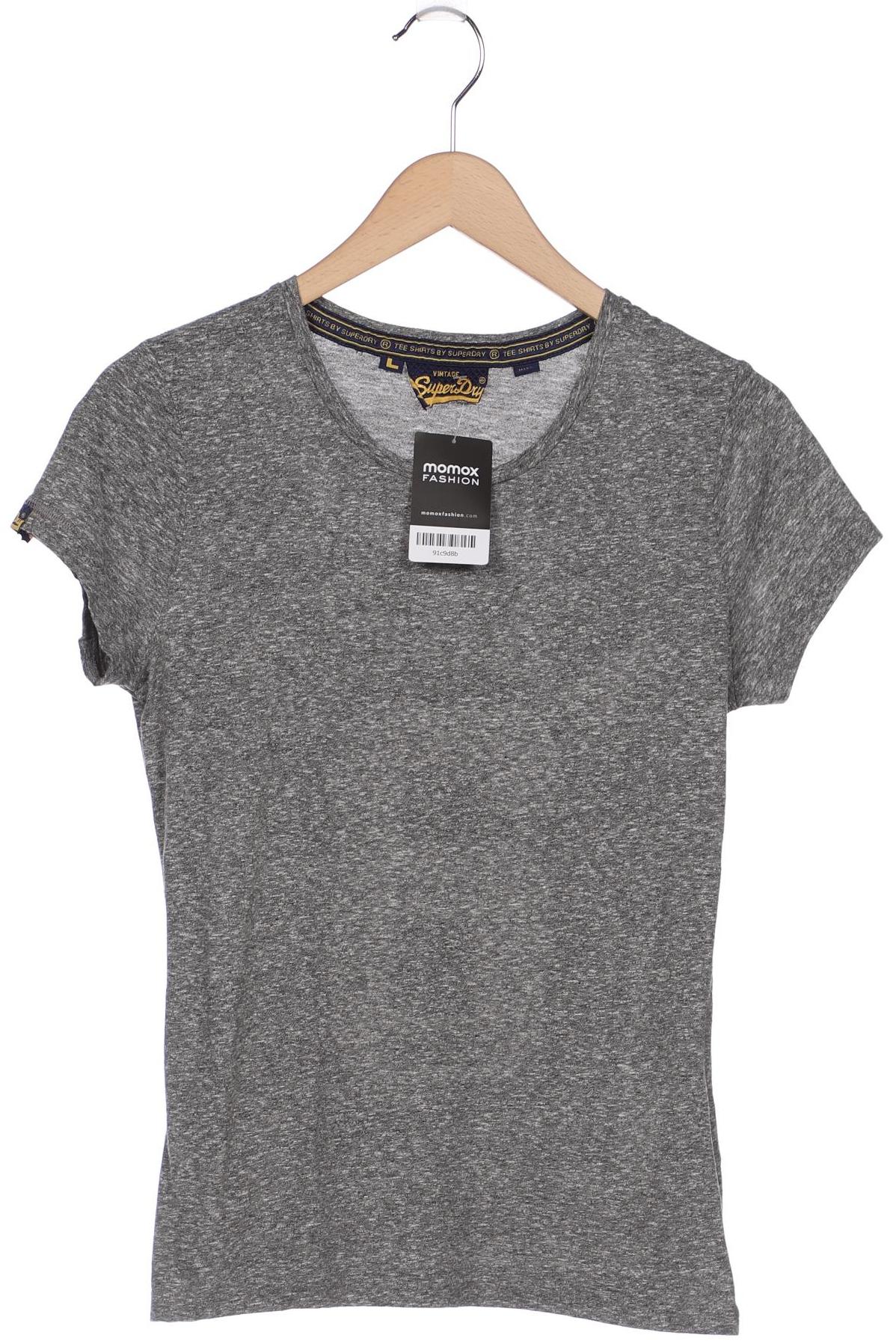 

Superdry Damen T-Shirt, grau, Gr. 42