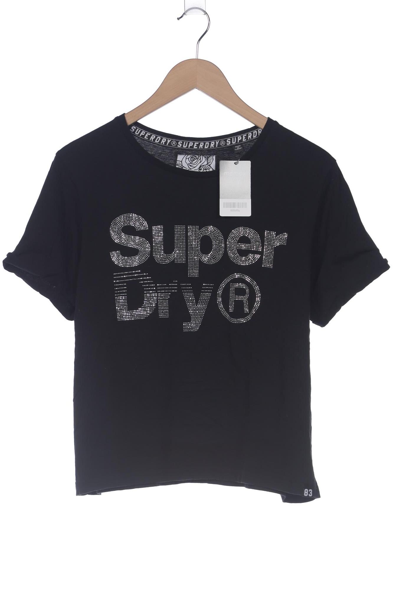 

Superdry Damen T-Shirt, schwarz, Gr. 42