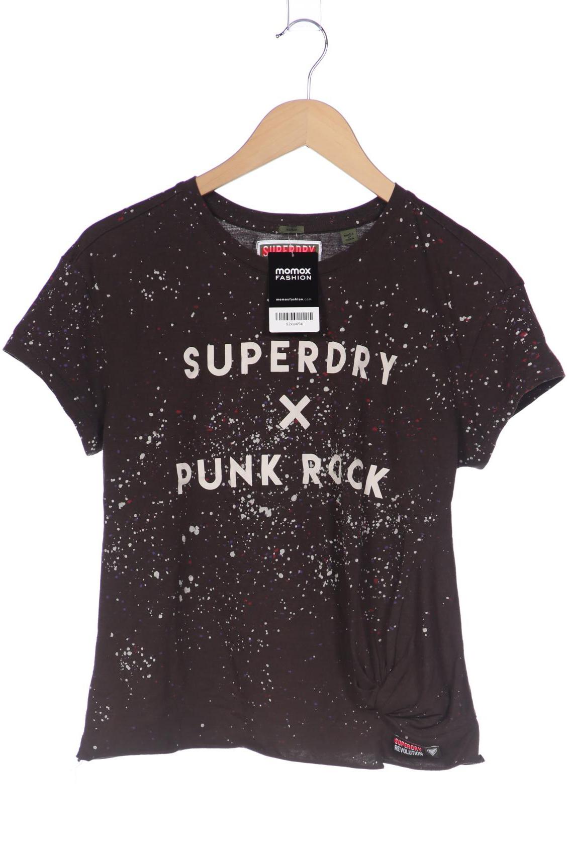 

Superdry Damen T-Shirt, braun, Gr. 38