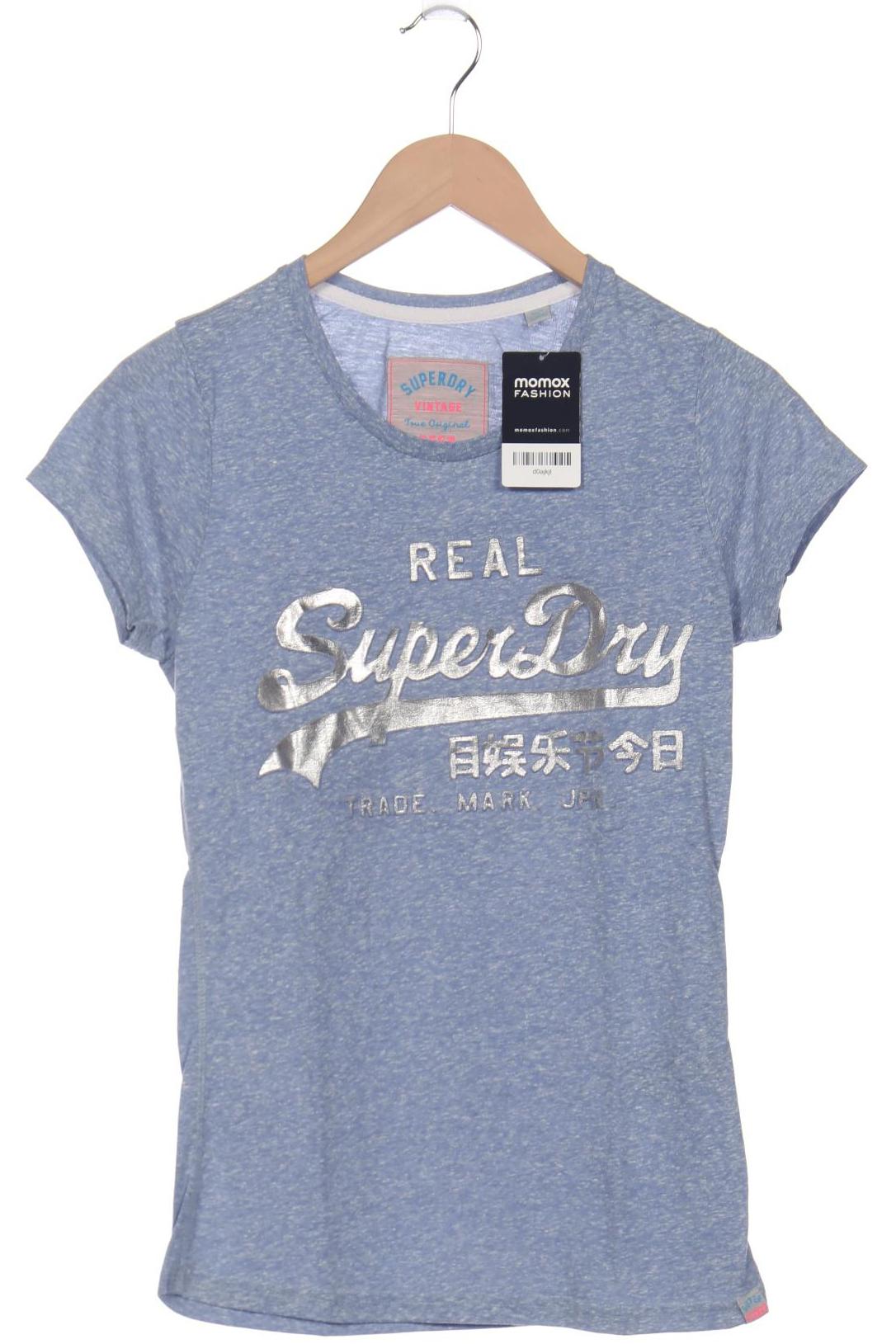 

Superdry Damen T-Shirt, blau, Gr. 38