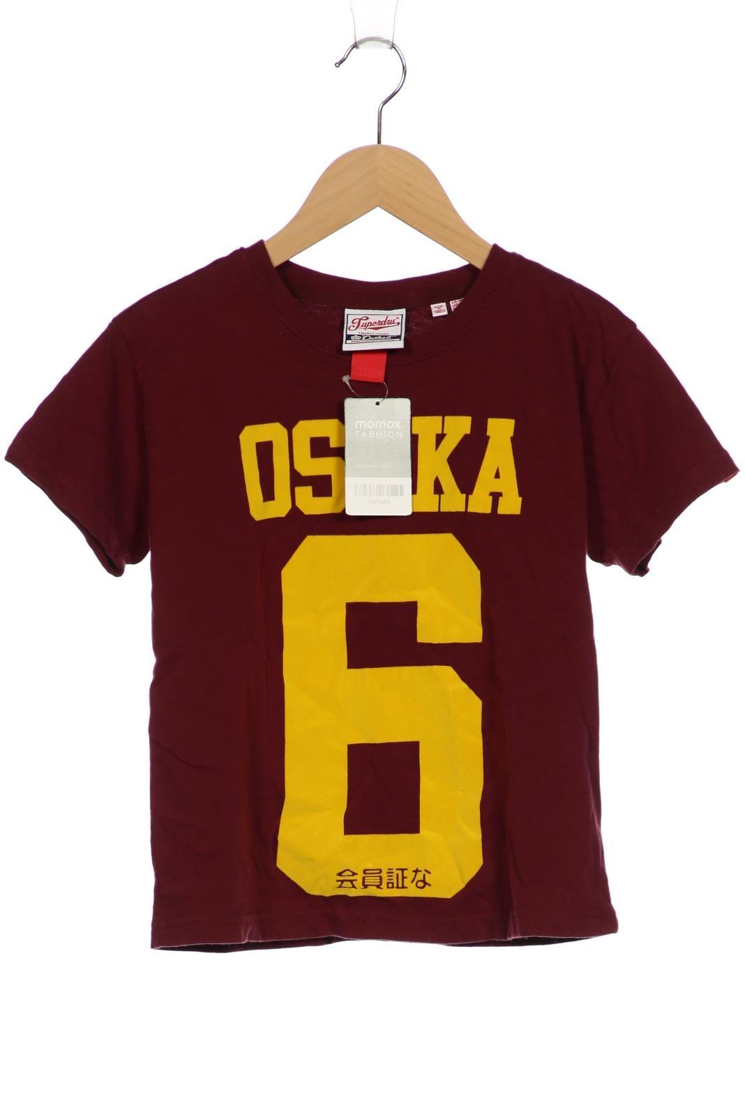 

Superdry Damen T-Shirt, bordeaux, Gr. 38