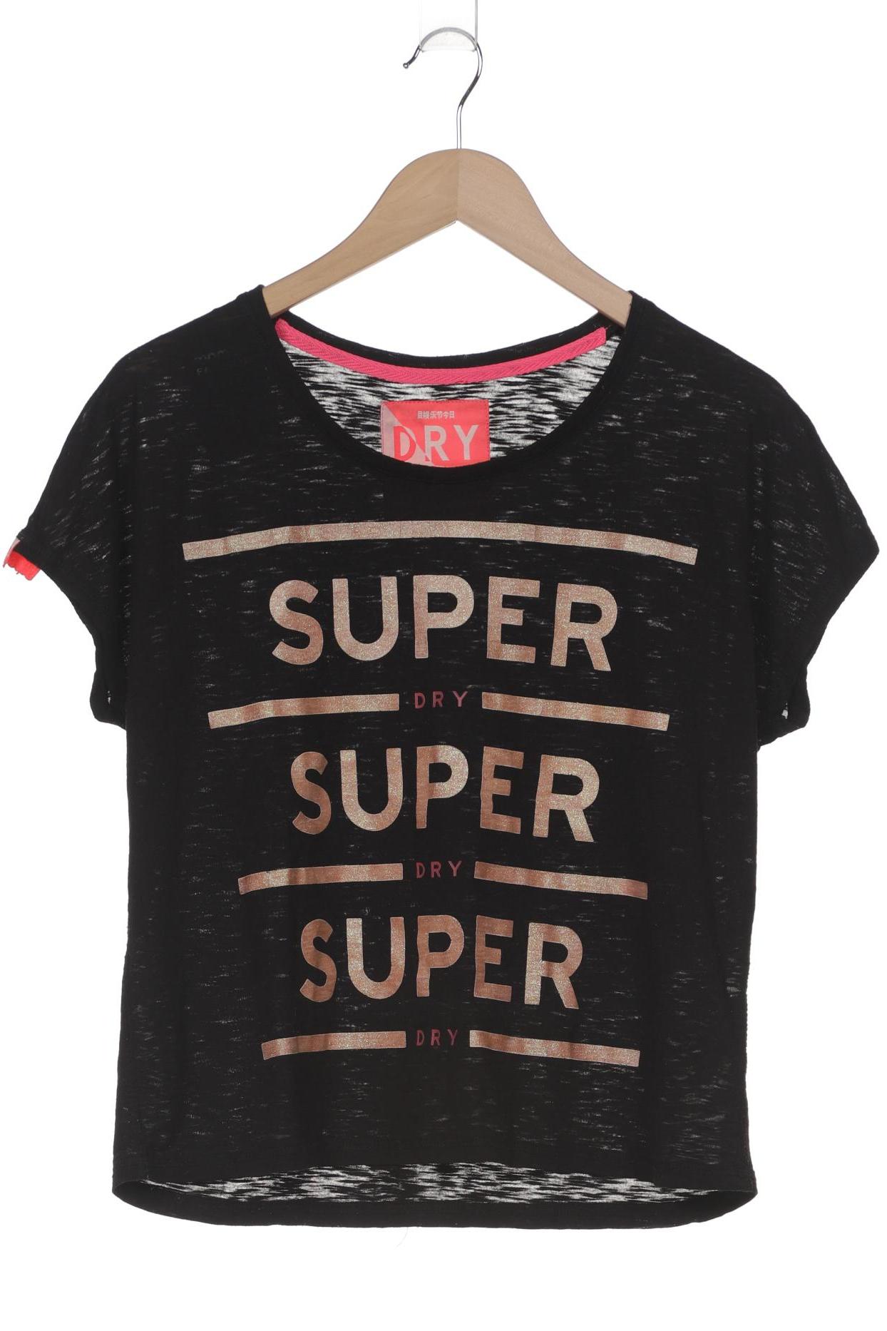 

Superdry Damen T-Shirt, schwarz, Gr. 34