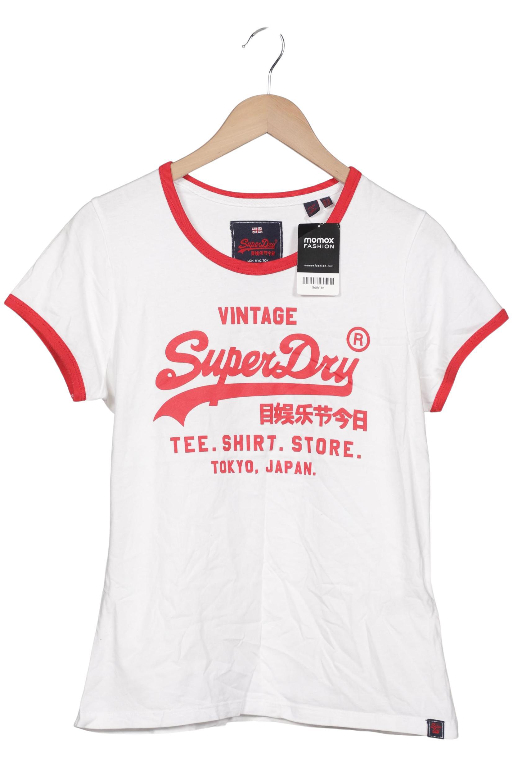 

Superdry Damen T-Shirt, weiß, Gr. 44