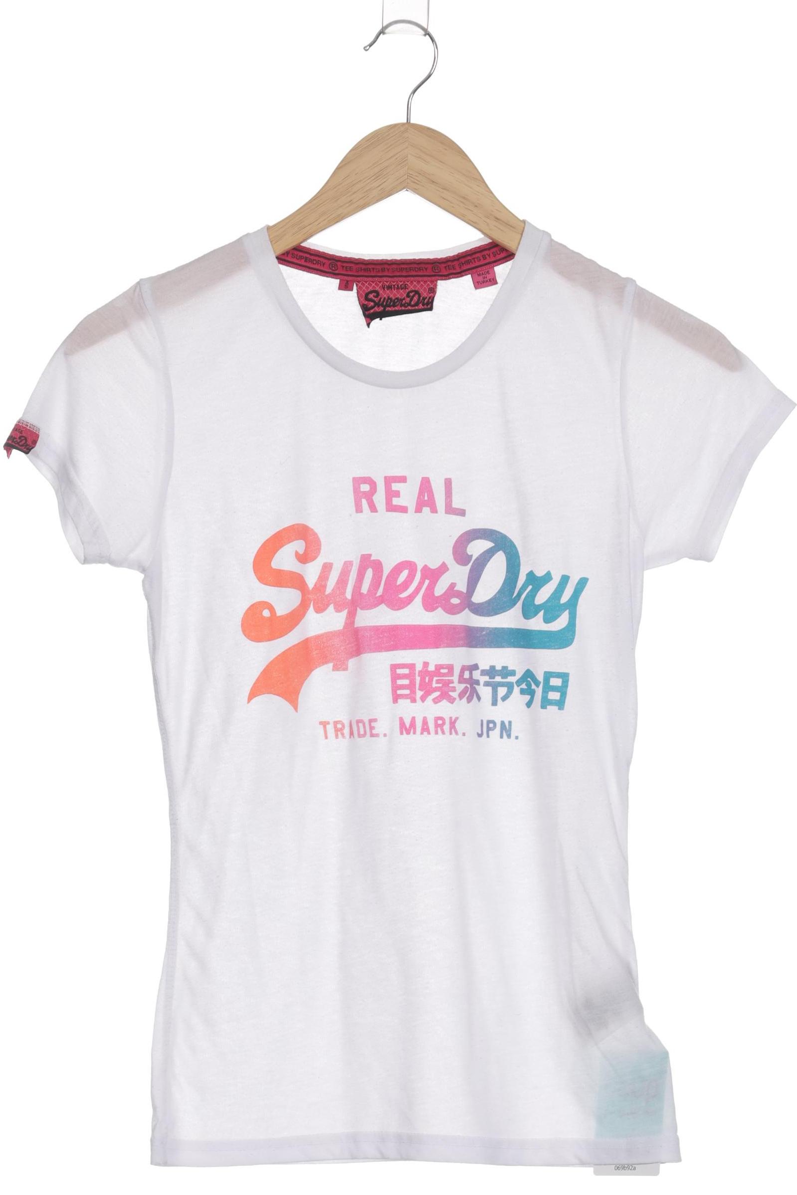 

Superdry Damen T-Shirt, weiß, Gr. 34