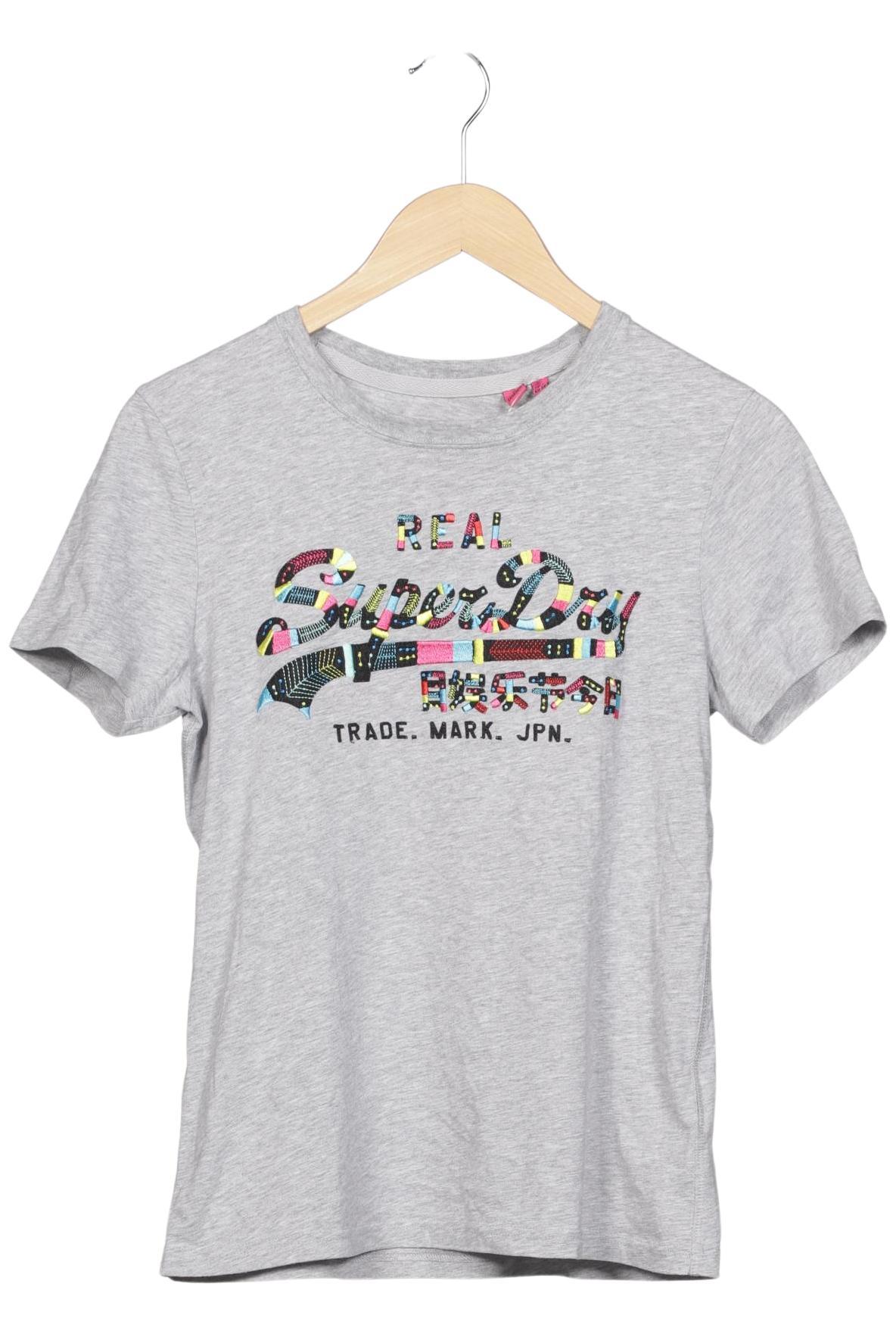 

Superdry Damen T-Shirt, grau, Gr. 38