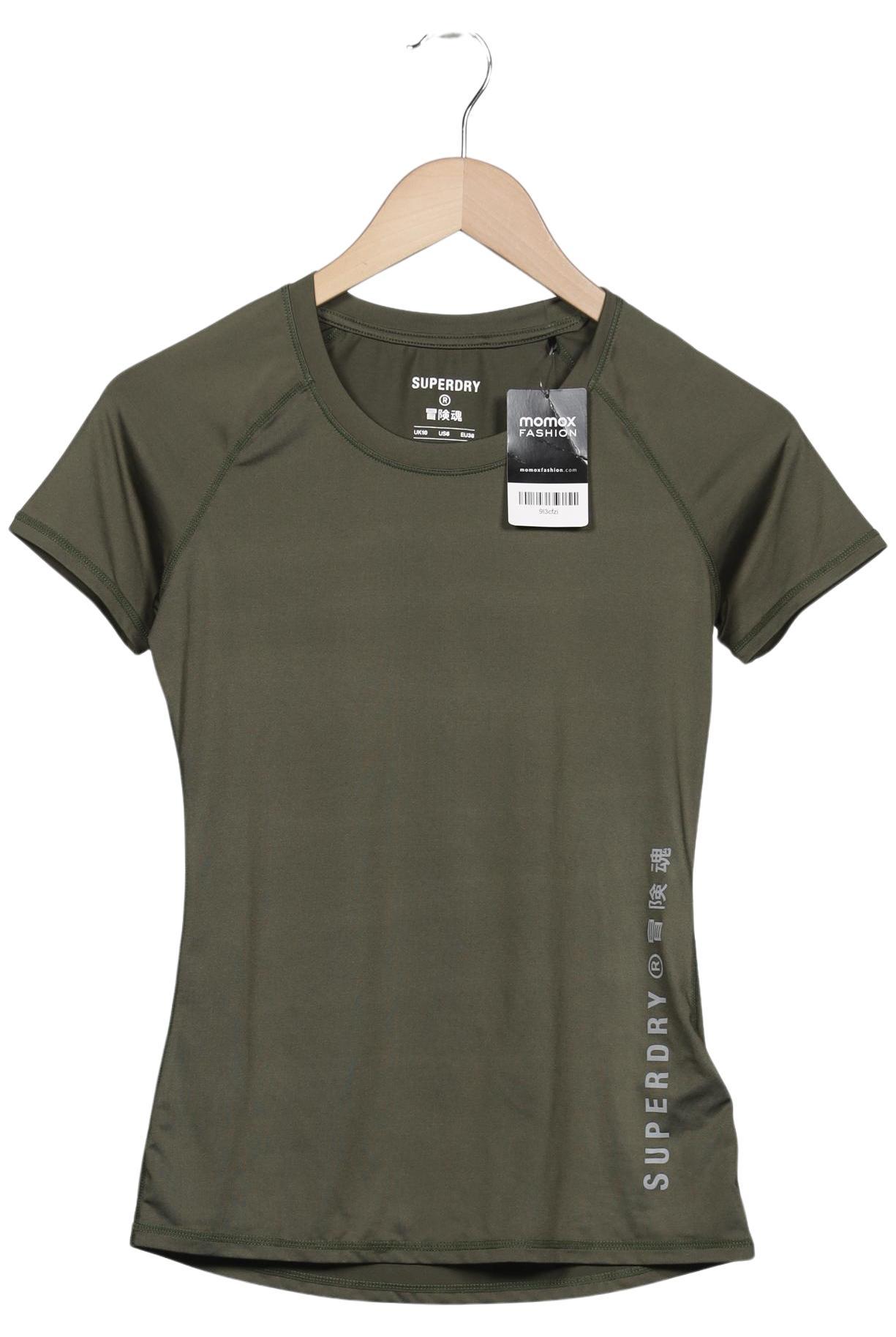 

Superdry Damen T-Shirt, grün, Gr. 38