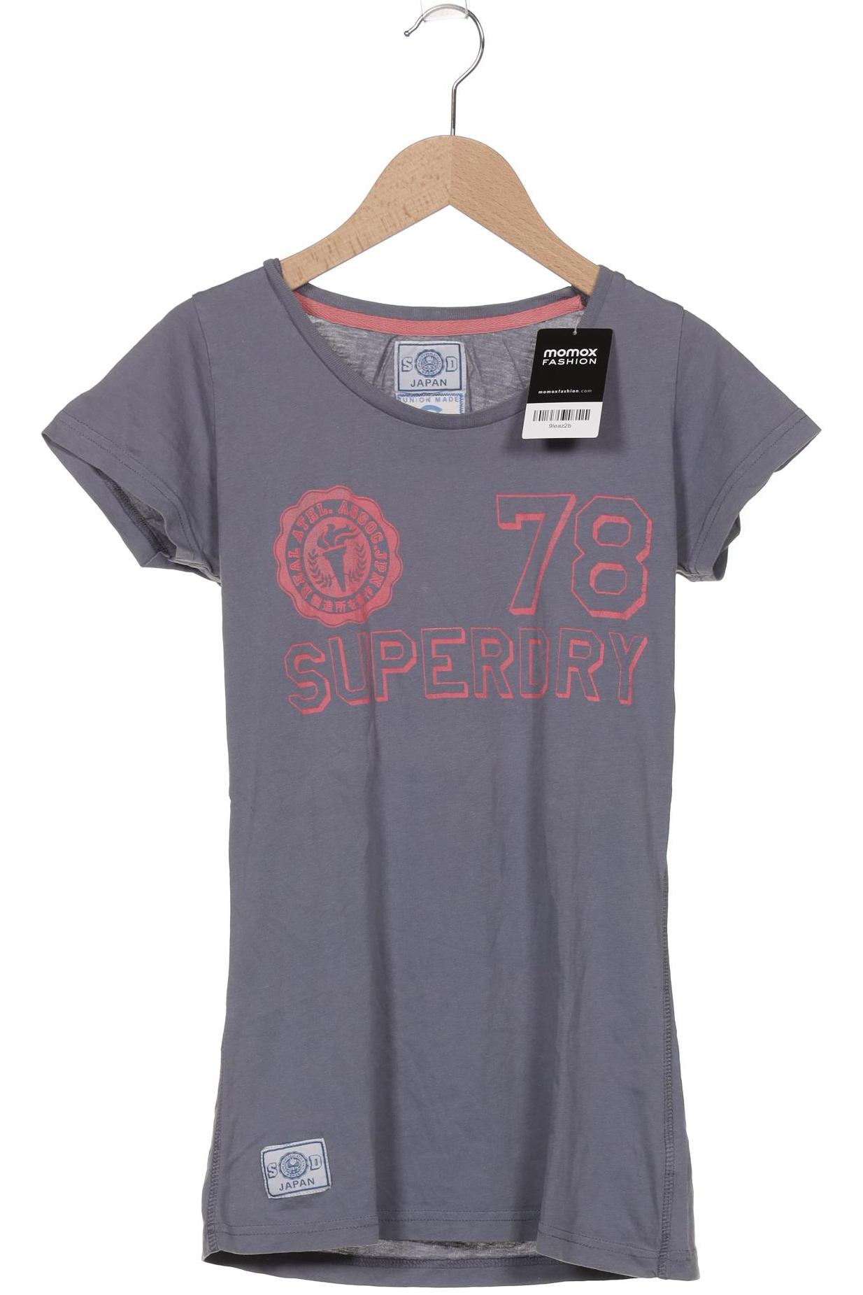 

Superdry Damen T-Shirt, grau, Gr. 36