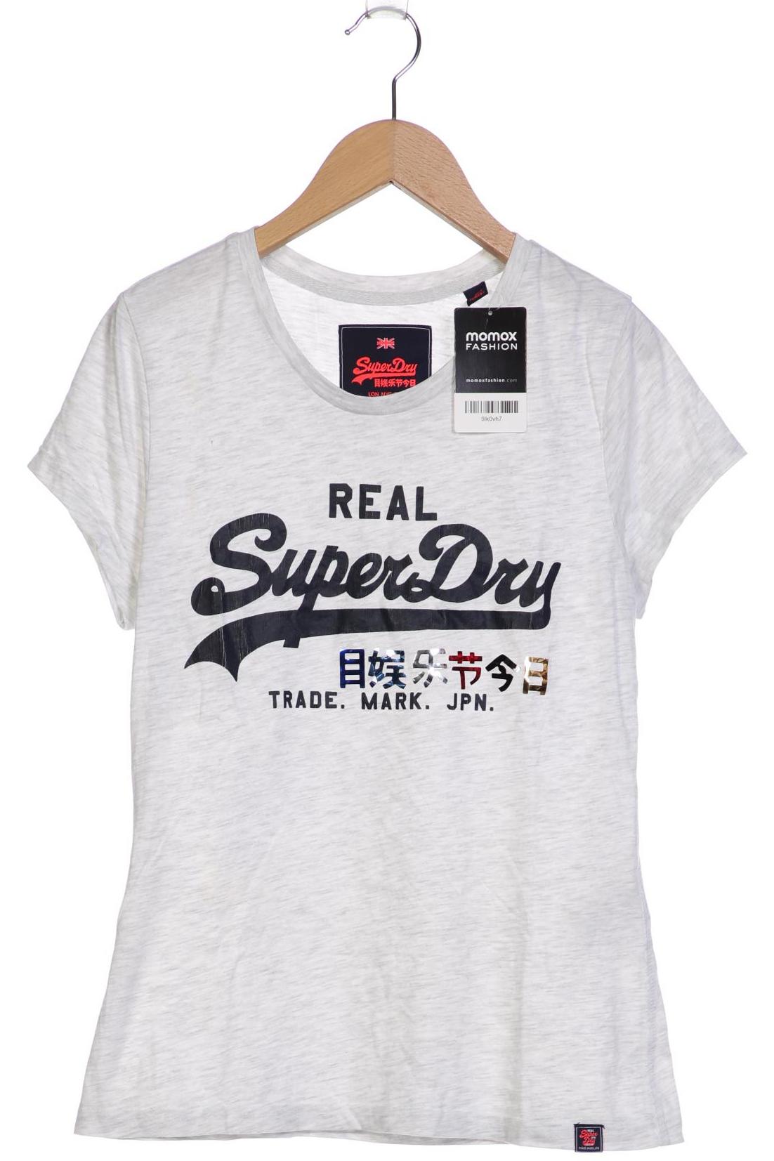 

Superdry Damen T-Shirt, grau, Gr. 40