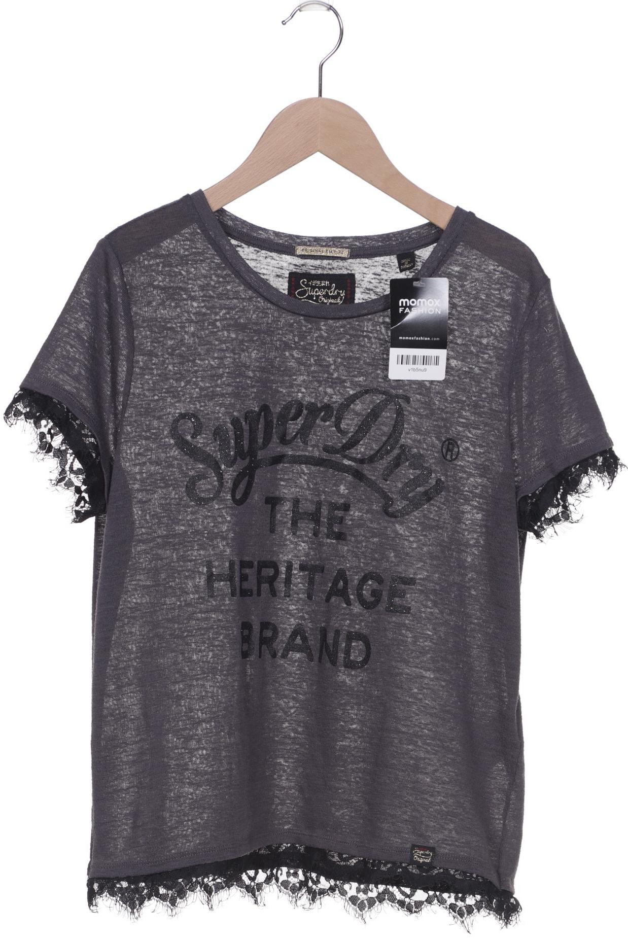 

Superdry Damen T-Shirt, grau, Gr. 36