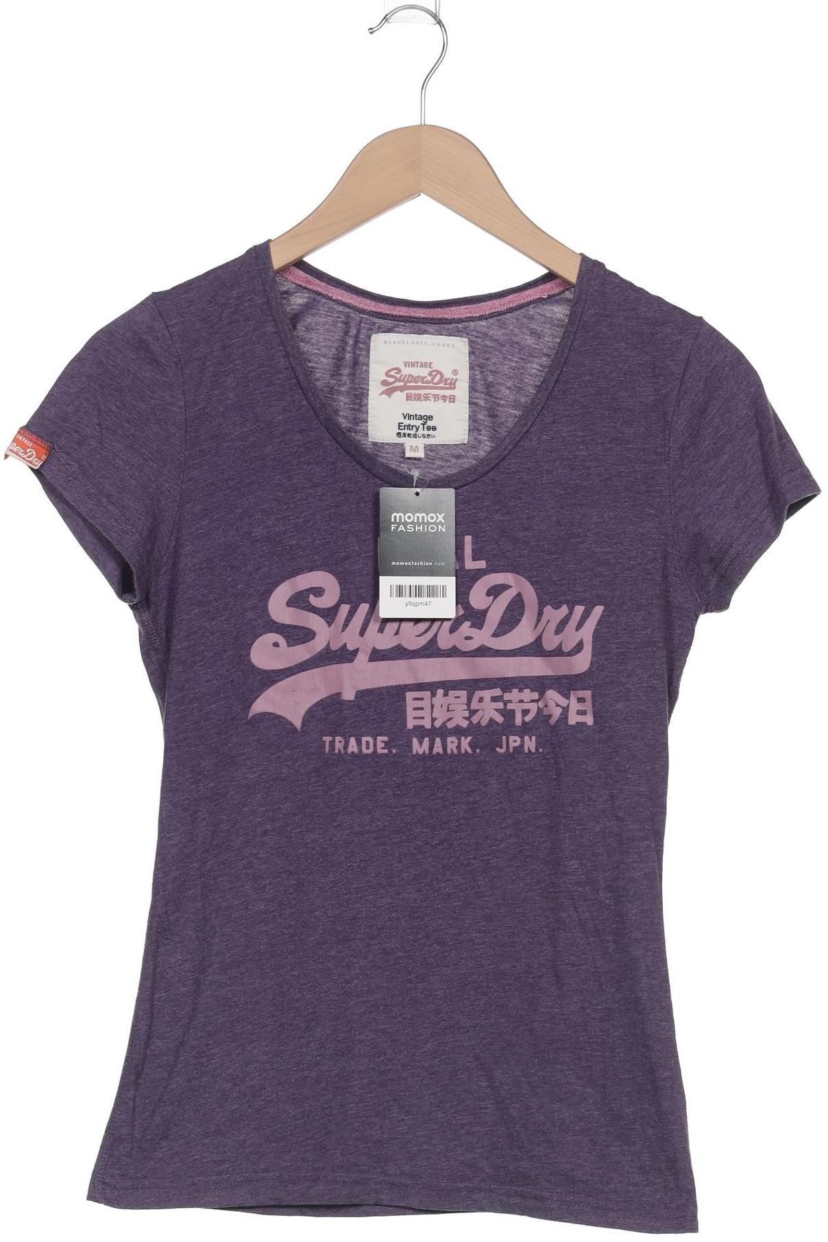 

Superdry Damen T-Shirt, flieder, Gr. 38