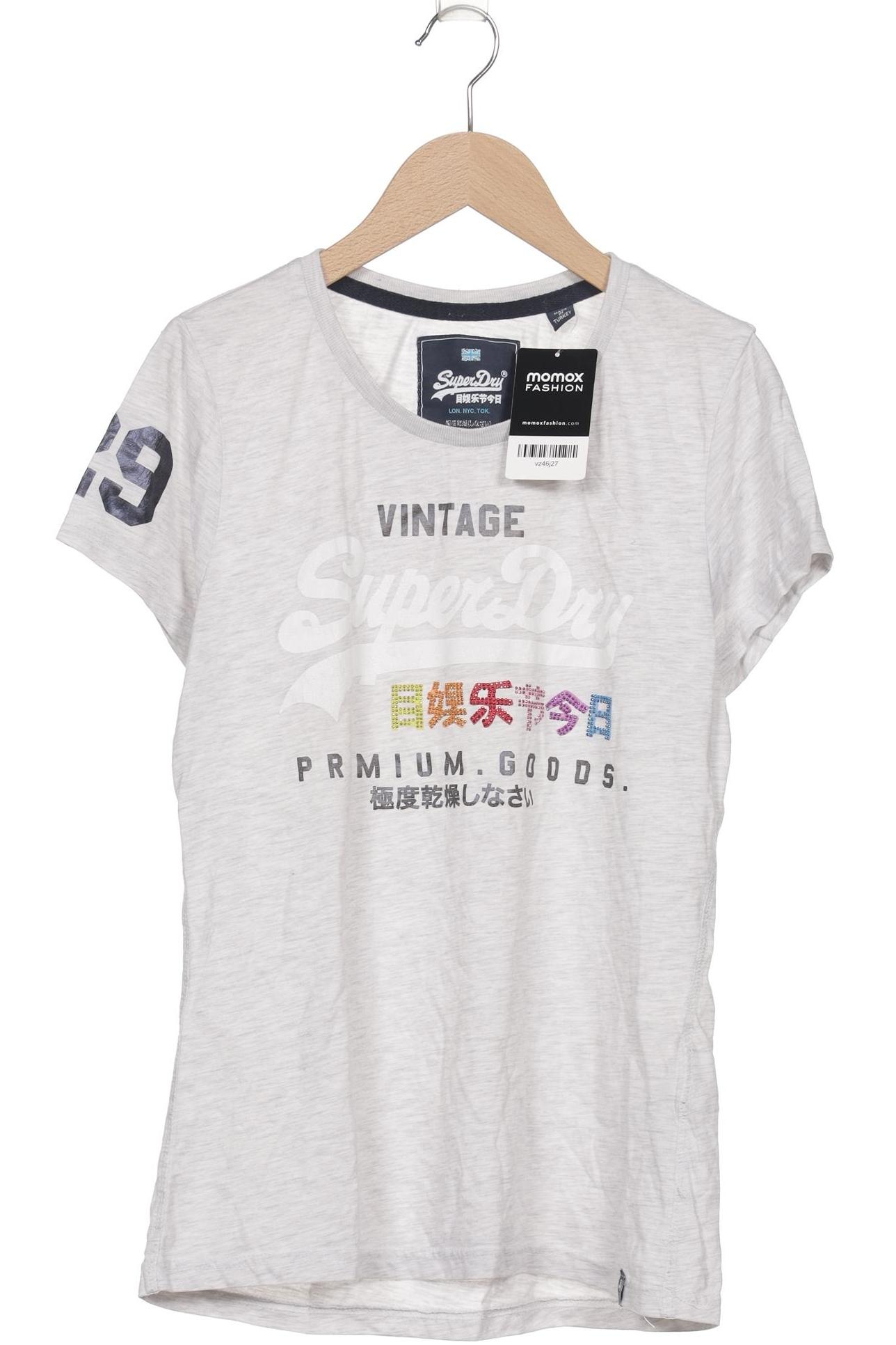 

Superdry Damen T-Shirt, grau, Gr. 44