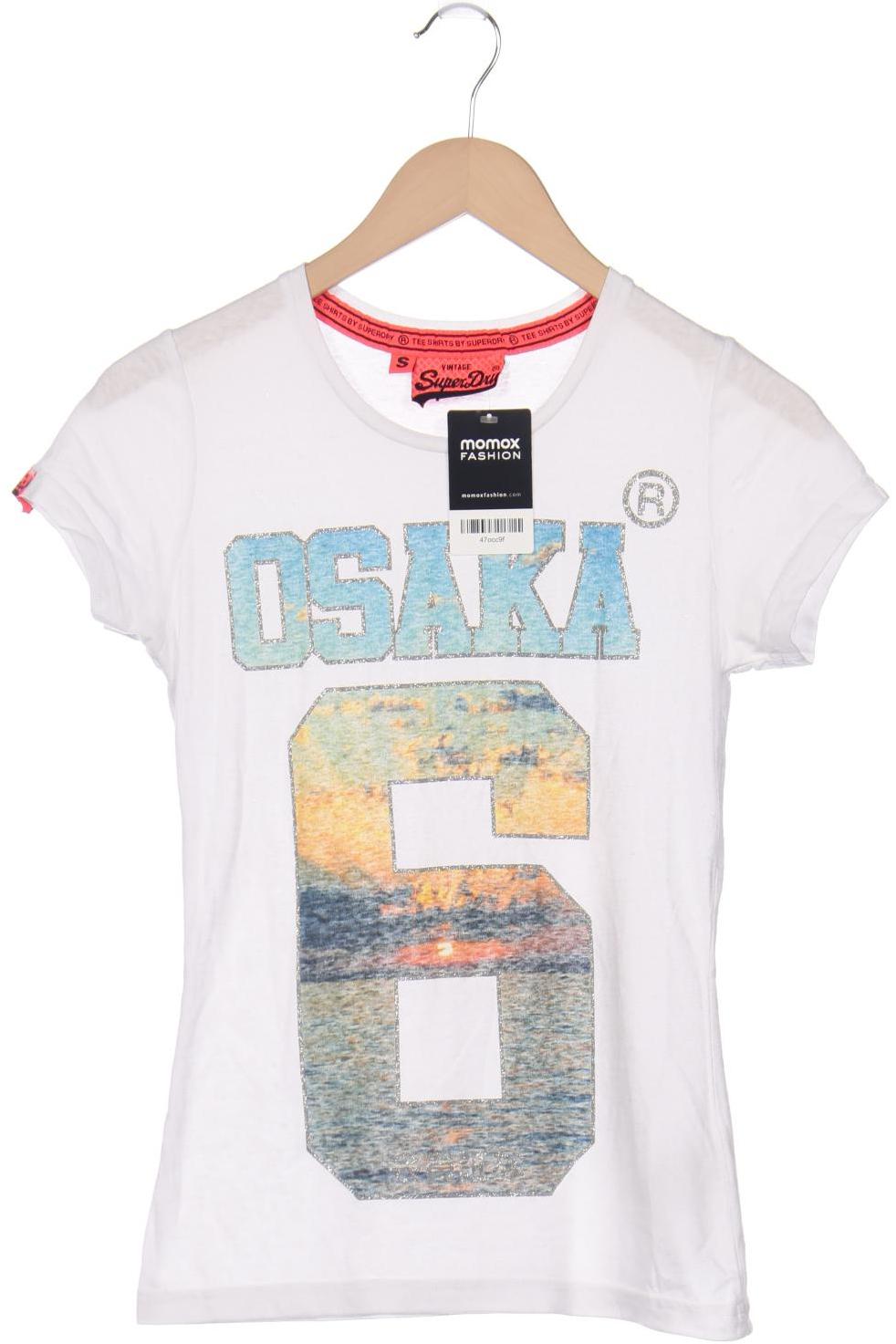 

Superdry Damen T-Shirt, weiß, Gr. 36