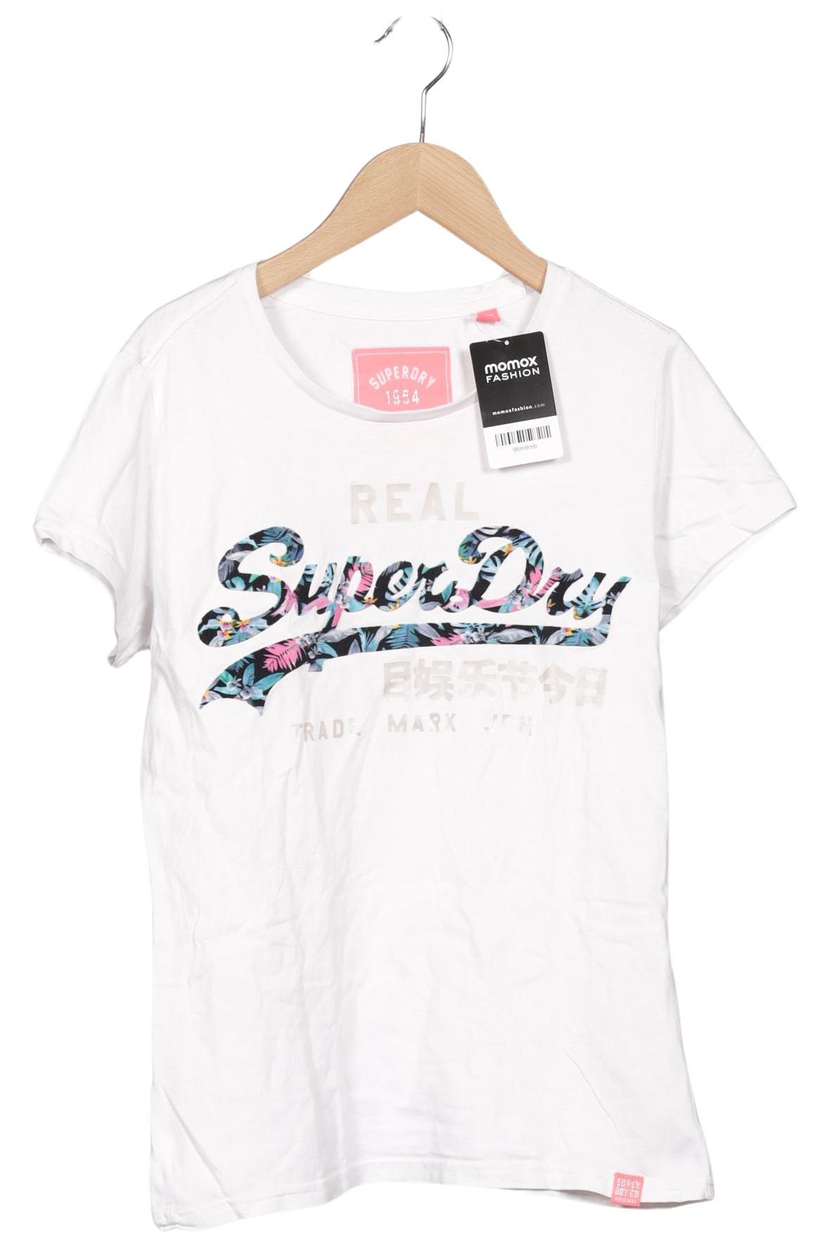 

Superdry Damen T-Shirt, weiß, Gr. 38