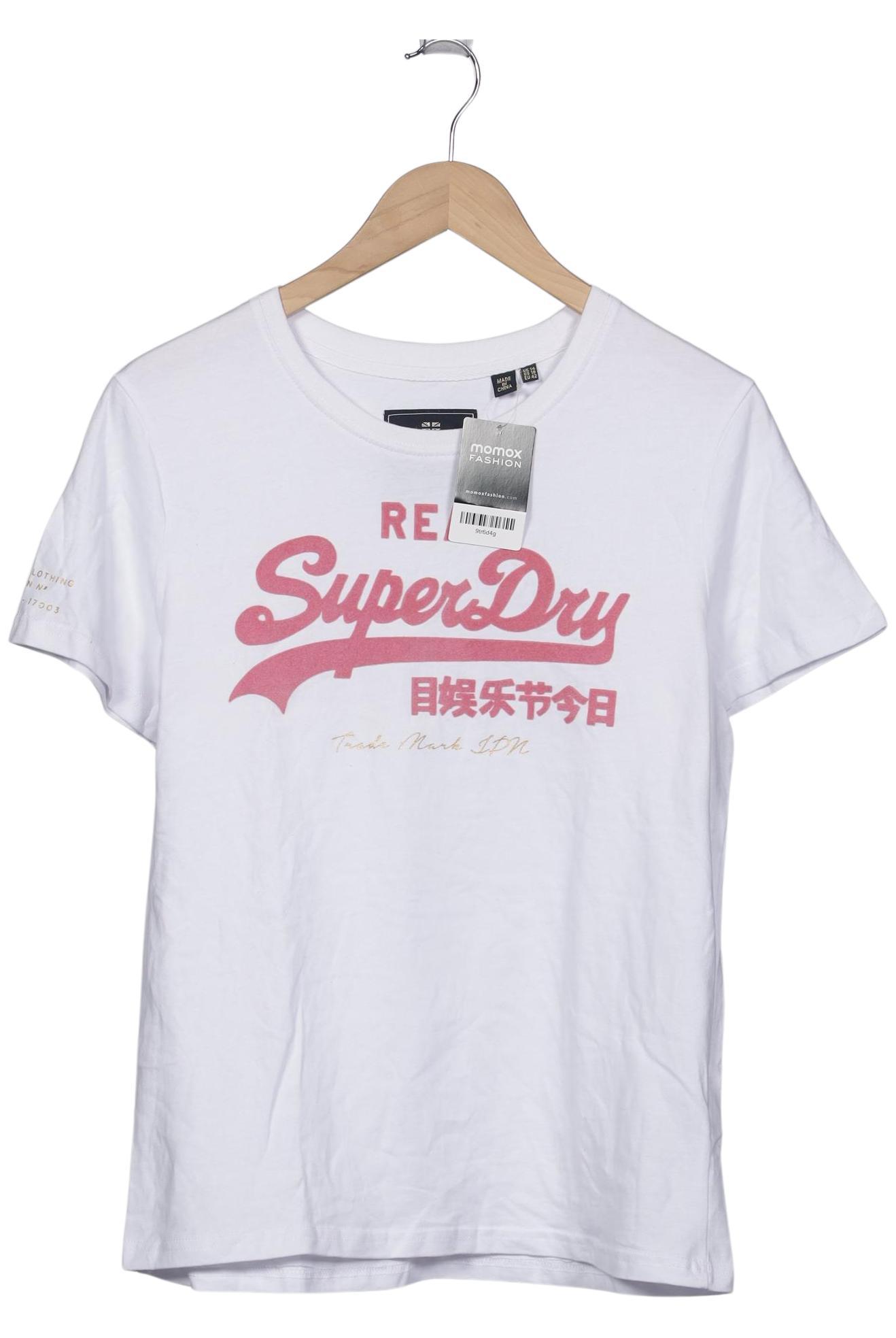 

Superdry Damen T-Shirt, weiß, Gr. 42