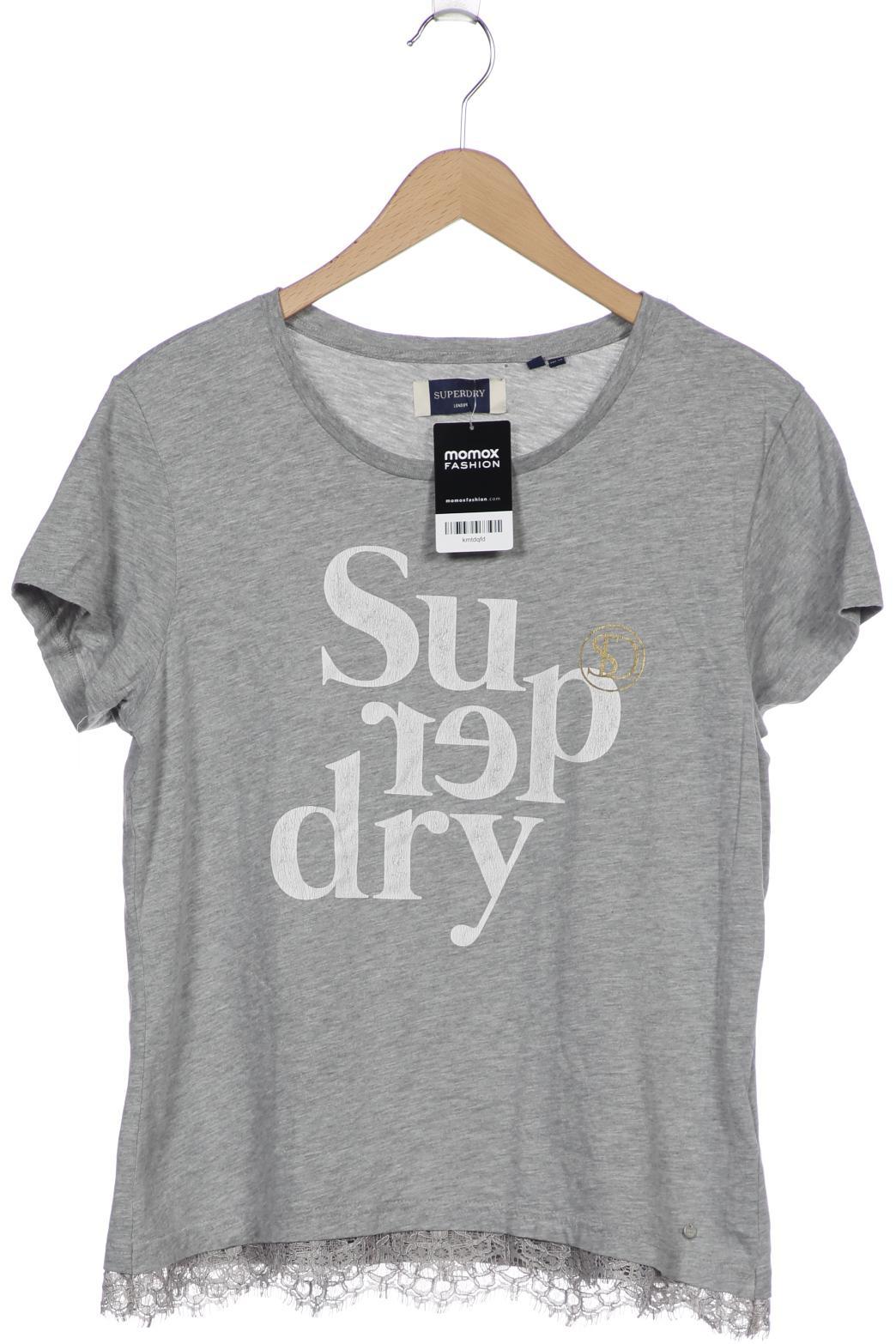 

Superdry Damen T-Shirt, grau, Gr. 40