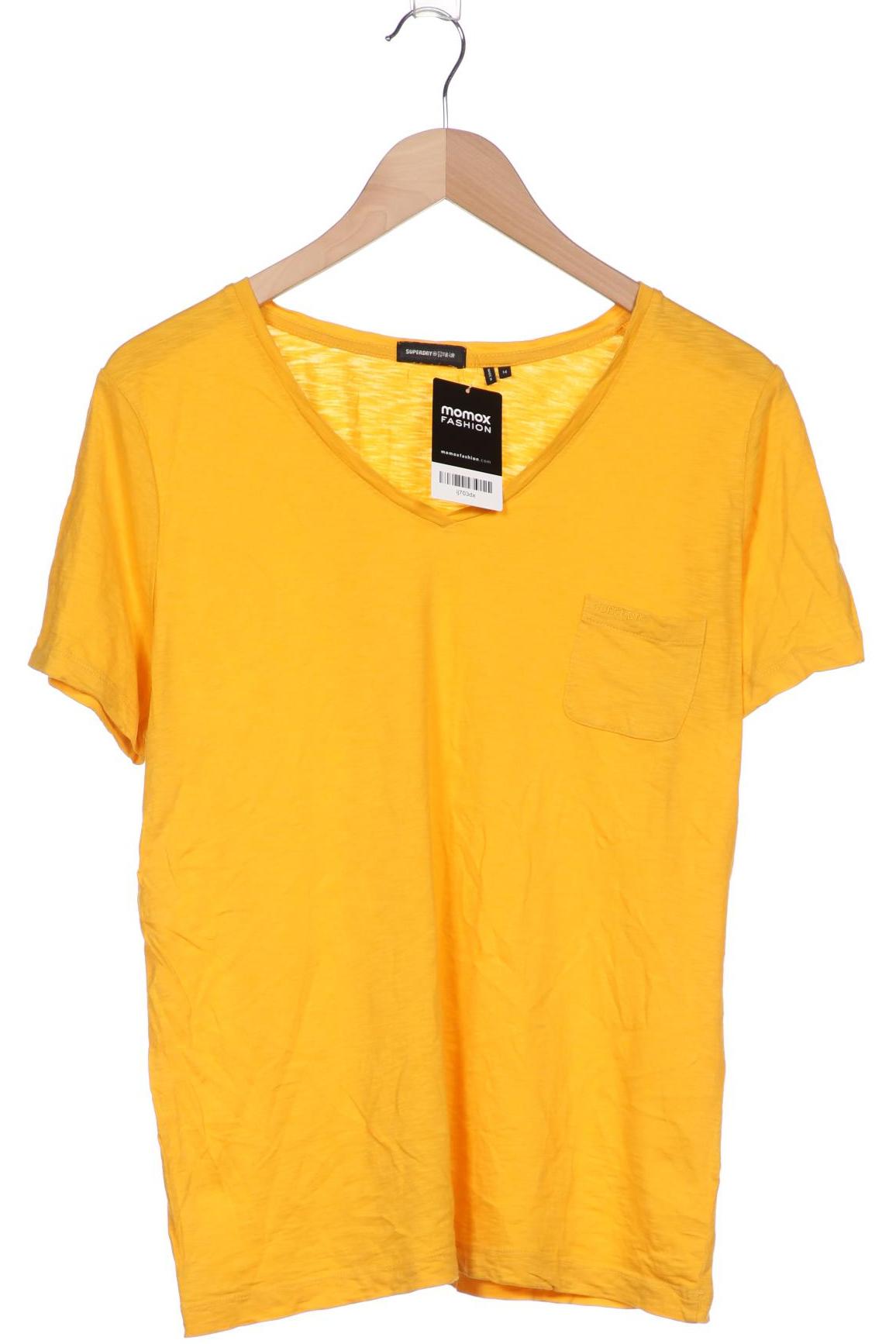 

Superdry Damen T-Shirt, gelb, Gr. 14