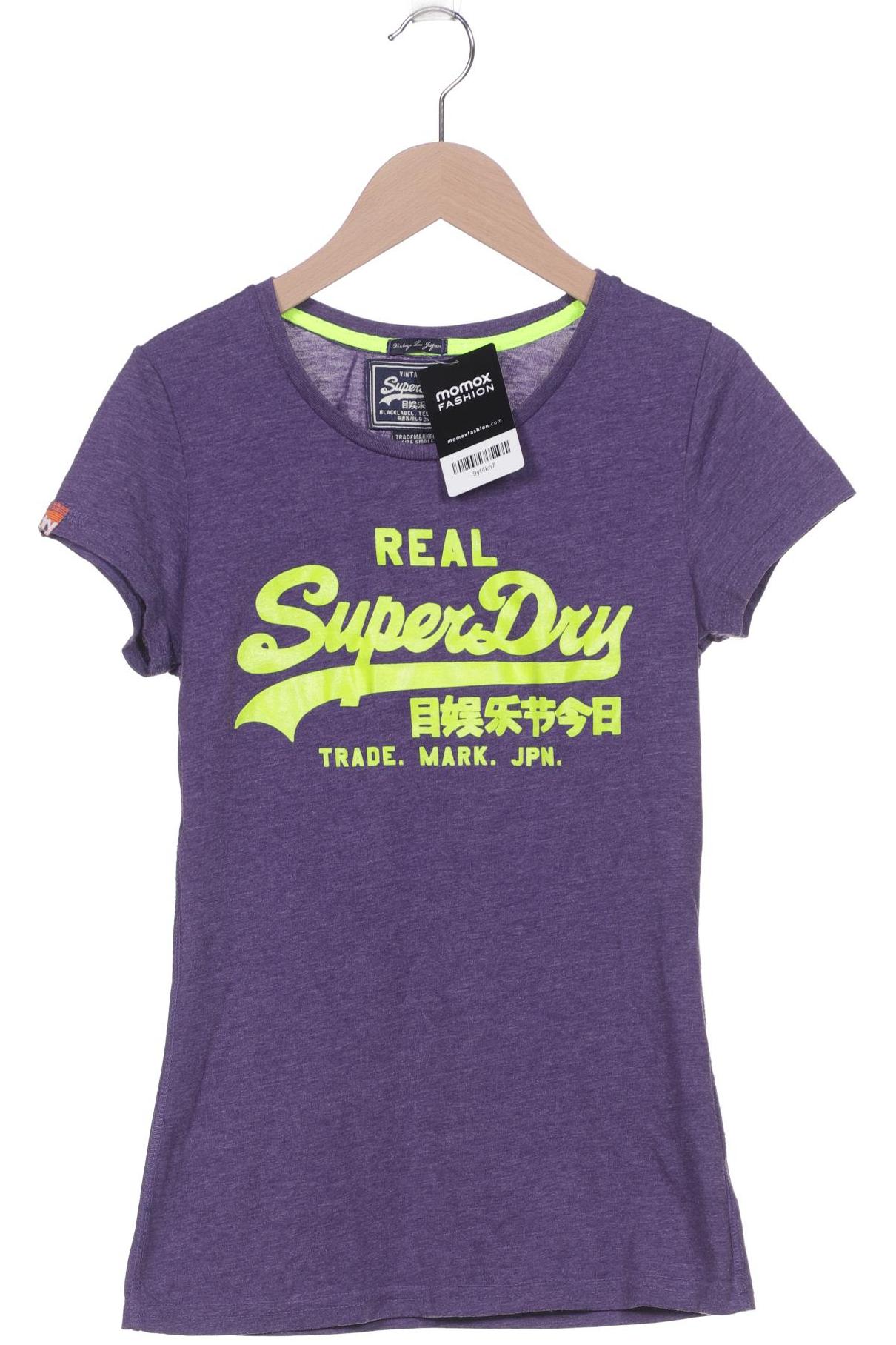 

Superdry Damen T-Shirt, flieder, Gr. 36