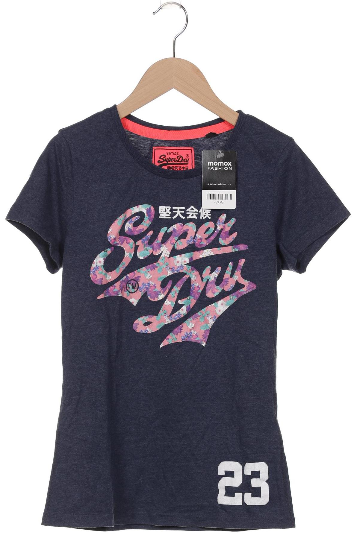 

Superdry Damen T-Shirt, marineblau, Gr. 38
