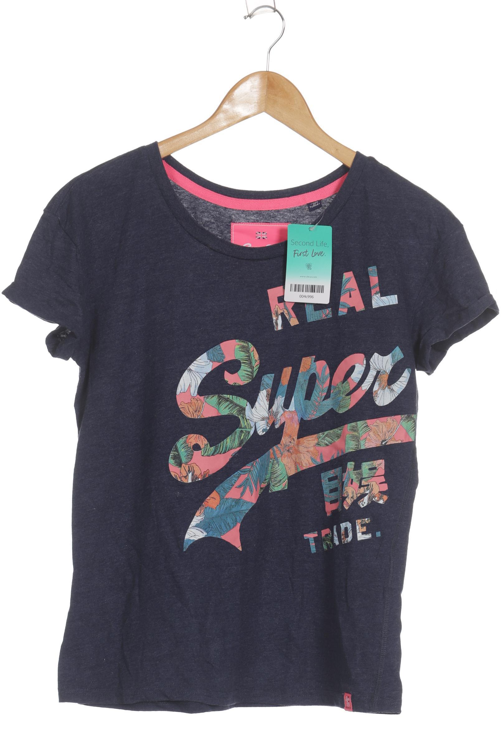 

Superdry Damen T-Shirt, blau, Gr.