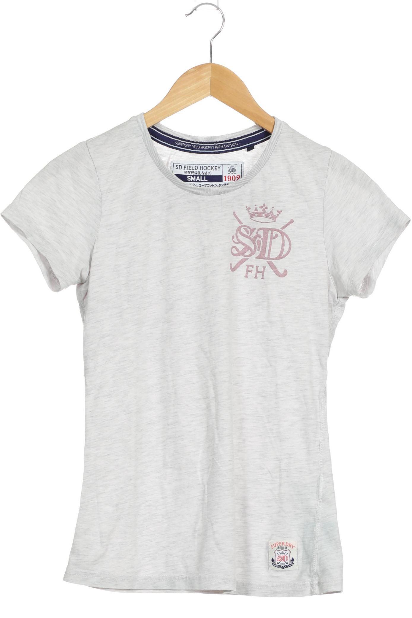 

Superdry Damen T-Shirt, grau, Gr.