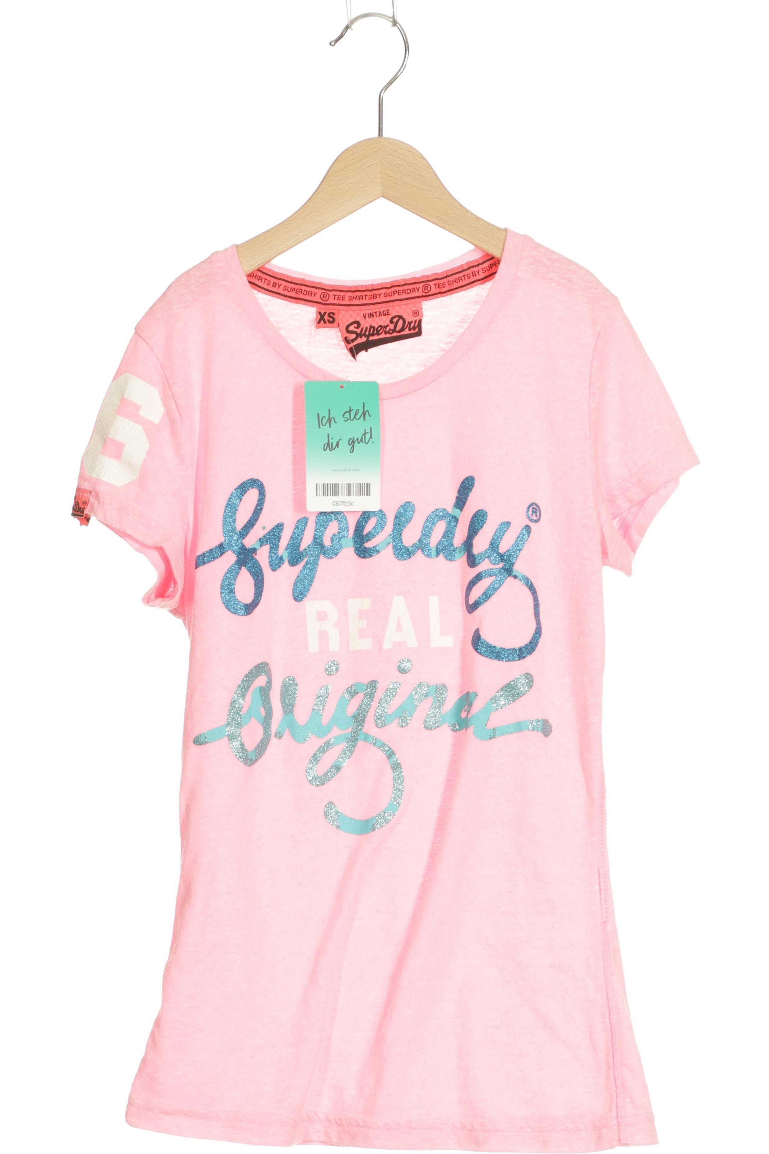 

Superdry Damen T-Shirt, pink, Gr.