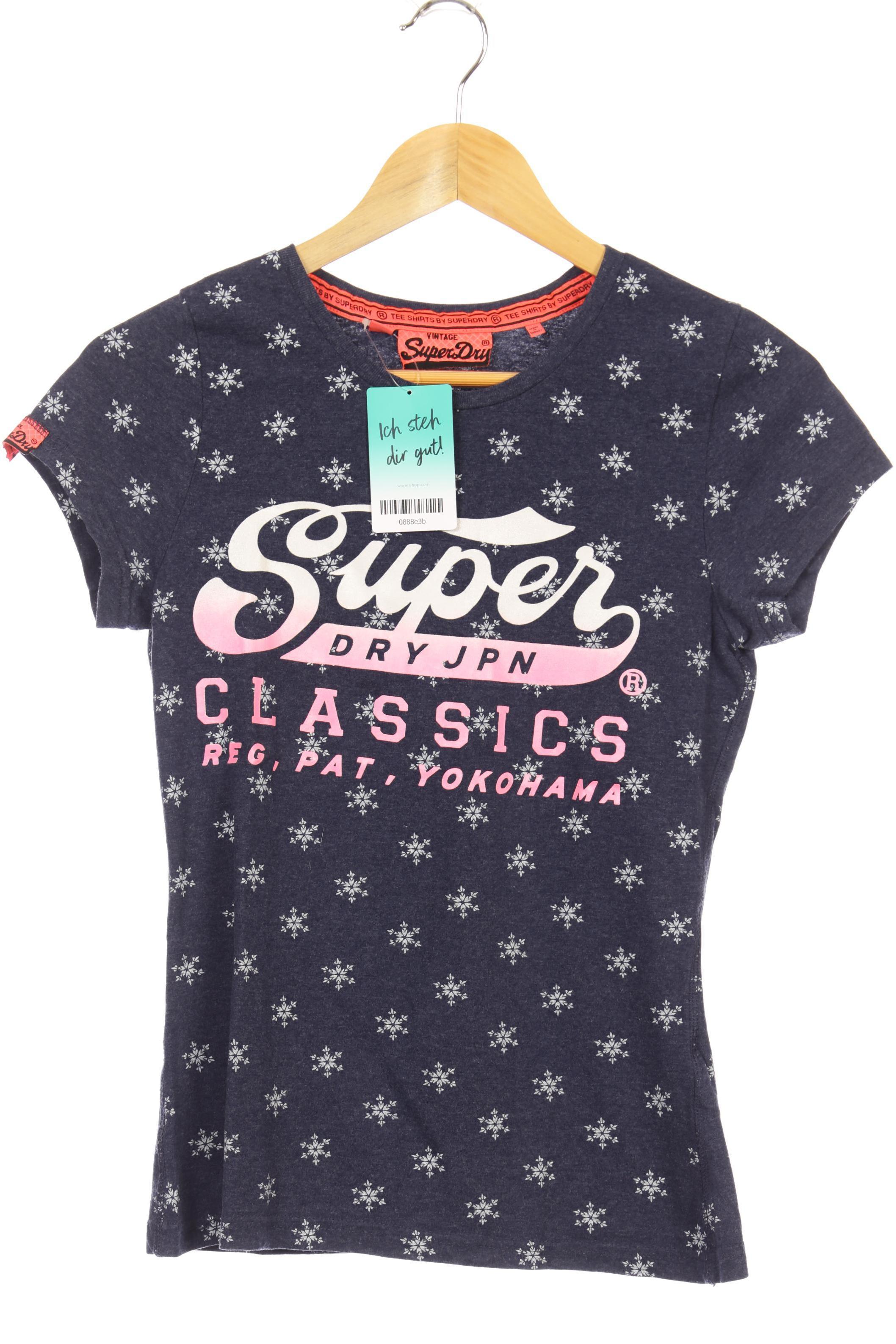 

Superdry Damen T-Shirt, blau, Gr.
