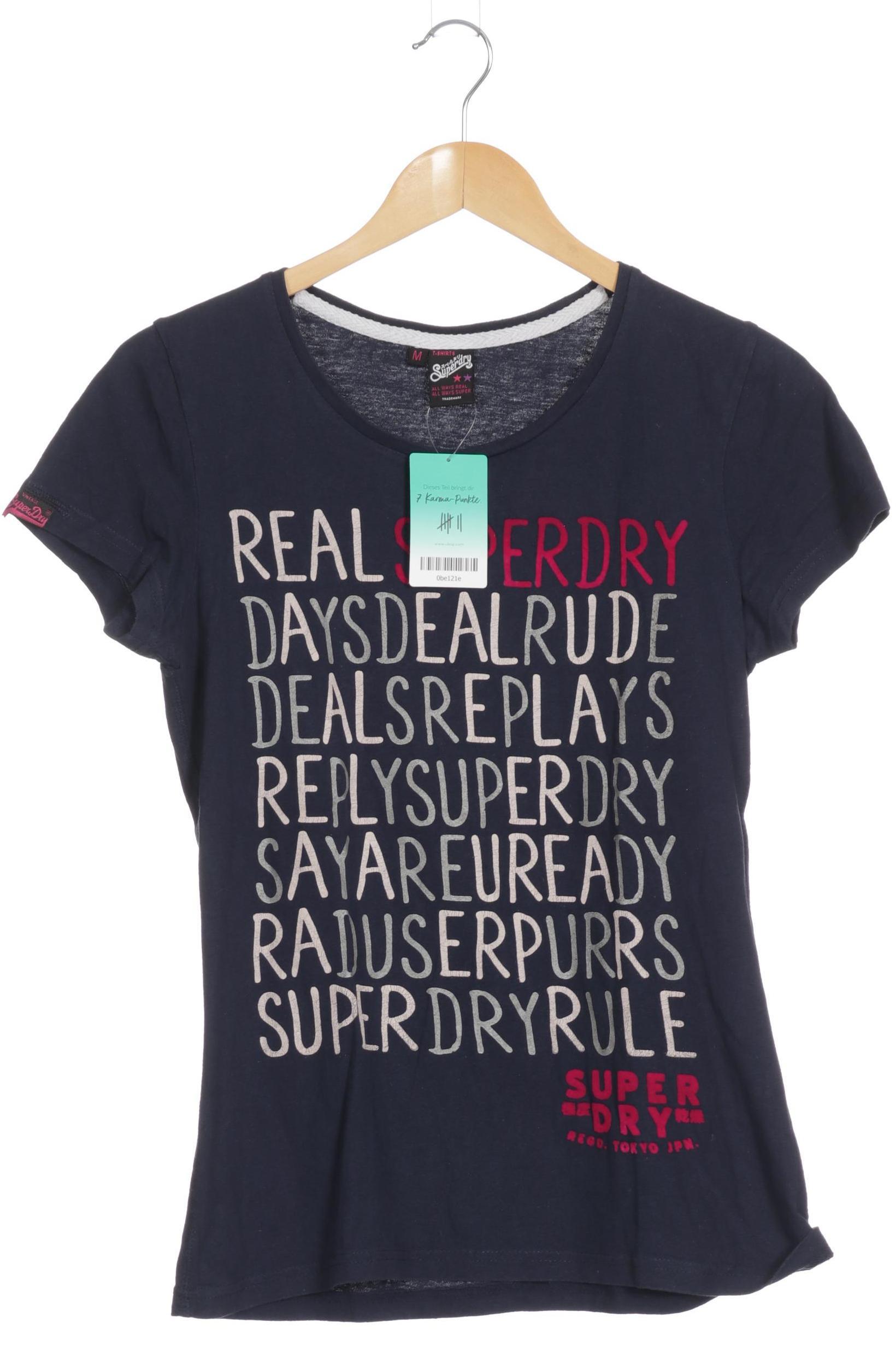 

Superdry Damen T-Shirt, blau, Gr.
