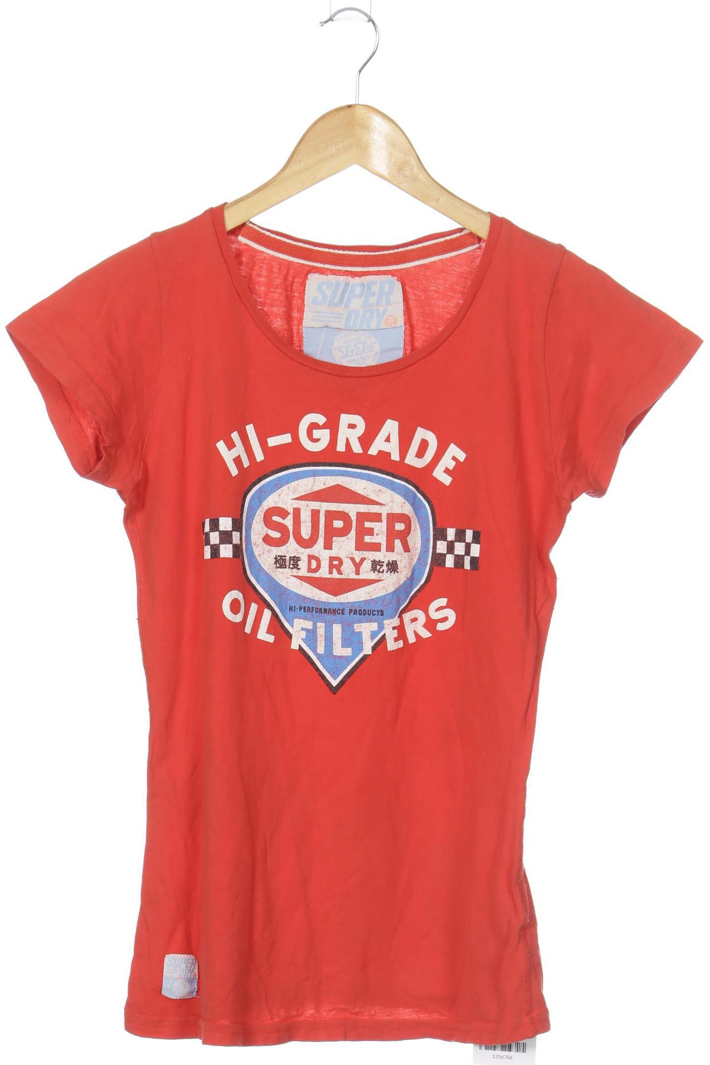

Superdry Damen T-Shirt, rot, Gr.