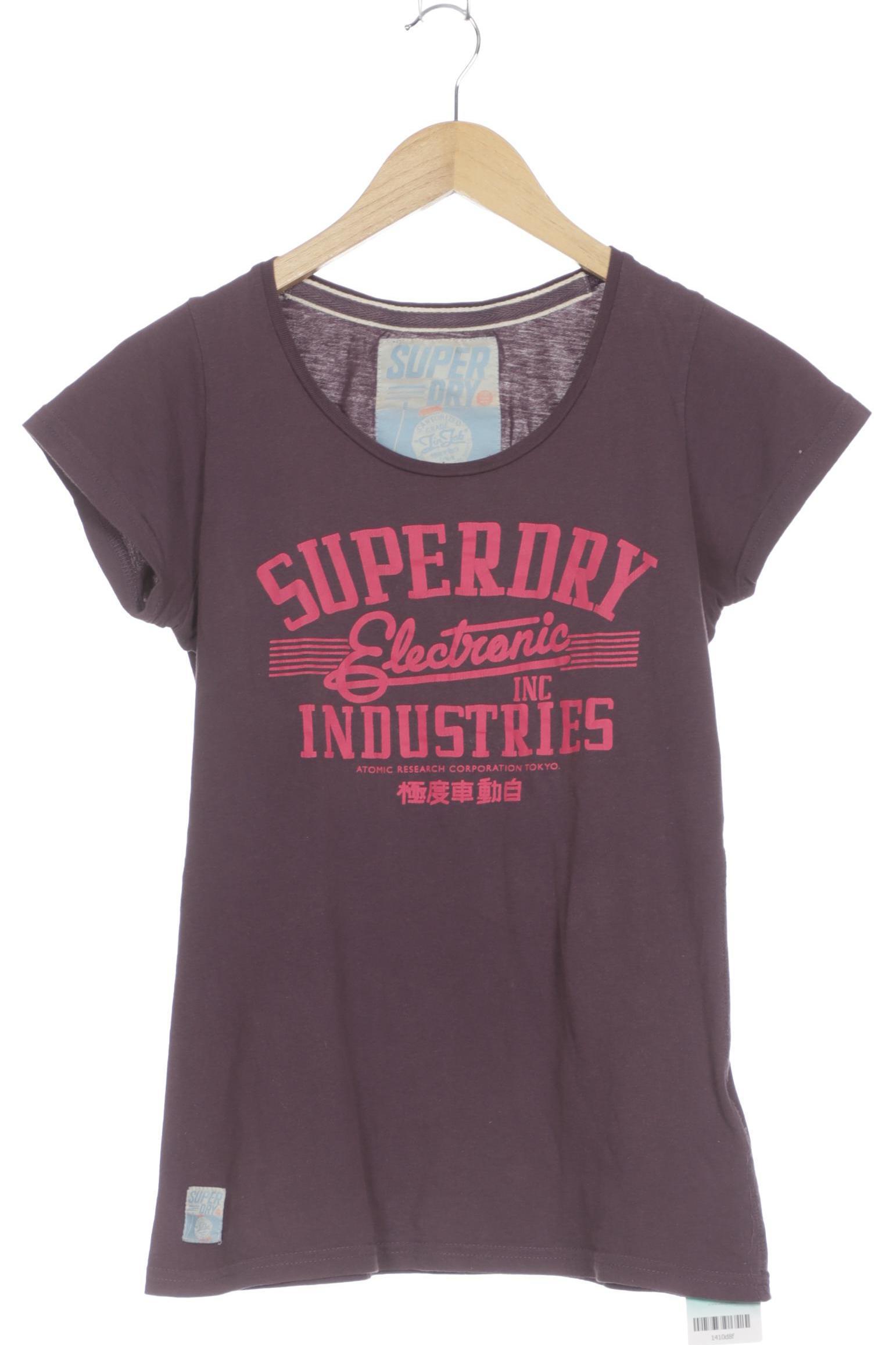 

Superdry Damen T-Shirt, lila, Gr.